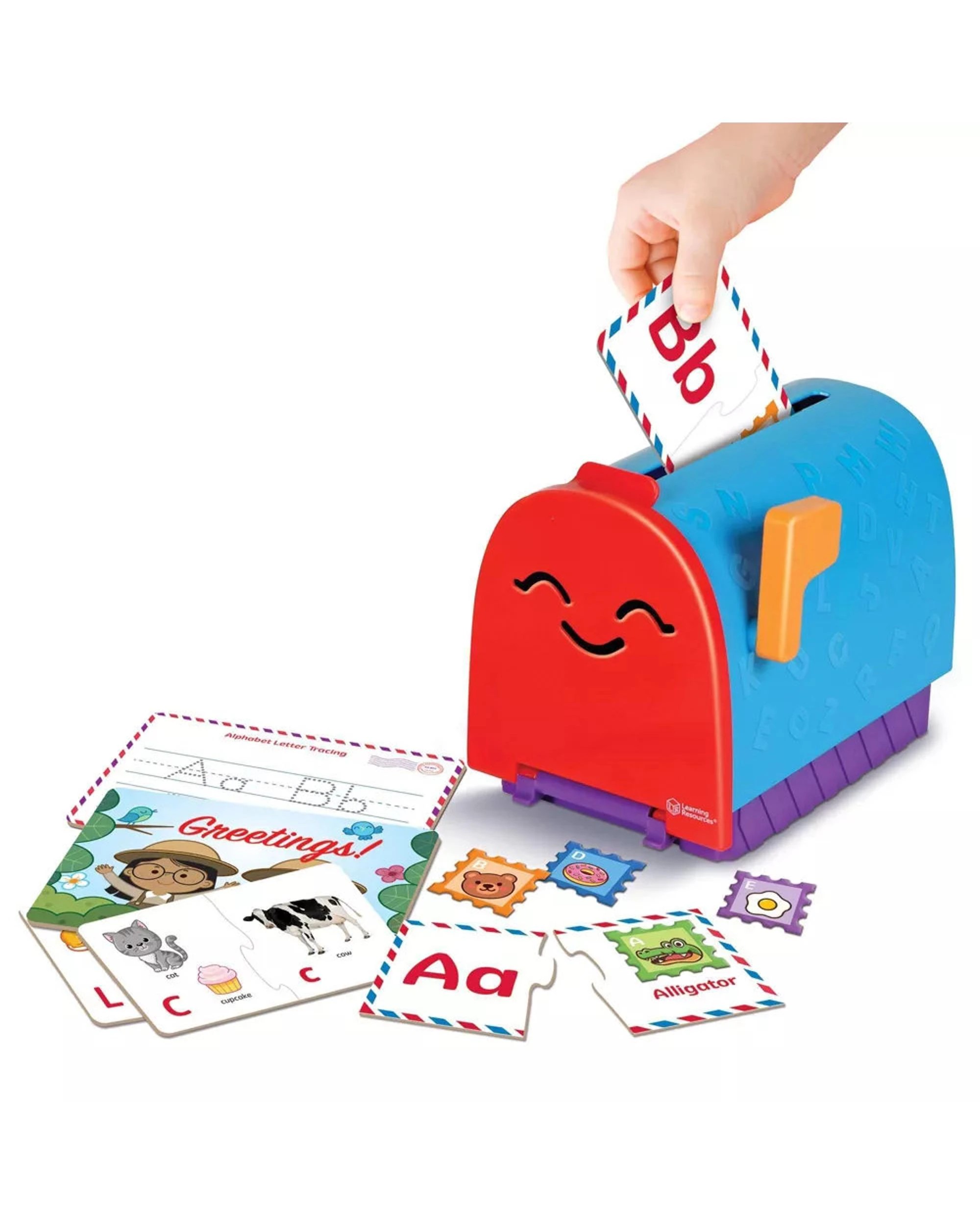 3 Learning Resources Alphabet Learning Mailbox Toy, 3 of 10