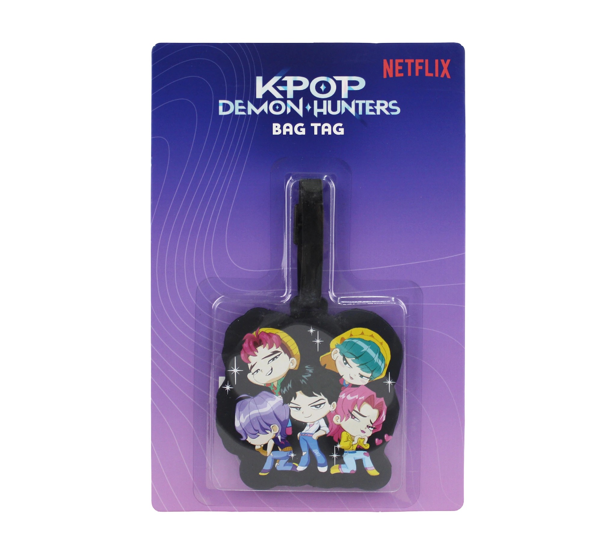 1 KPop Demon Hunters Bag Tag - Saja Boys, 1 of 3
