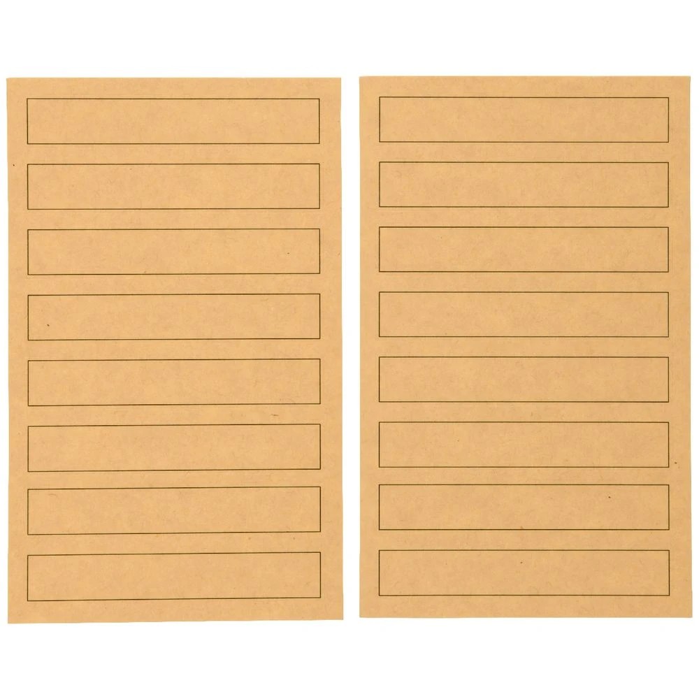 2 Born Slim Kraft Labels 16 Pack, 2 of 2