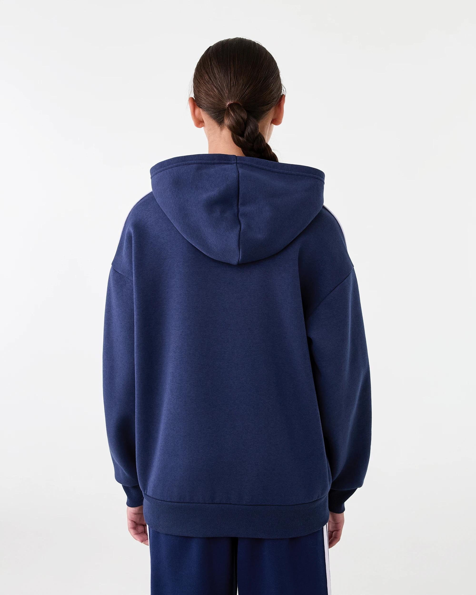 2 Oversized Hoodie Navy Ny, 2 of 9
