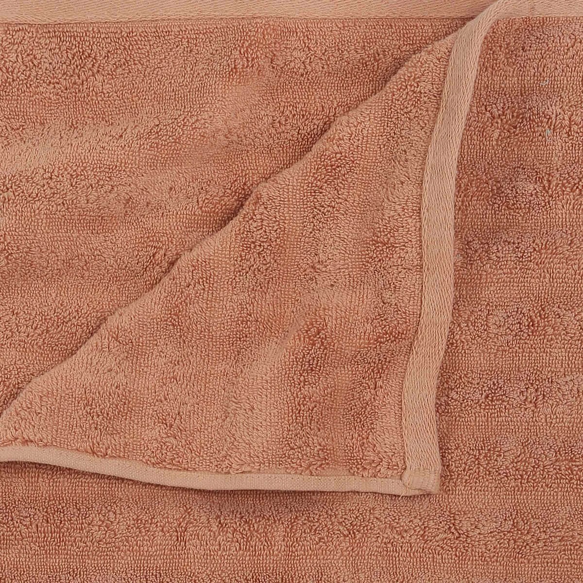 2 Thick Ribbed Australian Cotton Bath Sheet - Sunset, 2 of 5