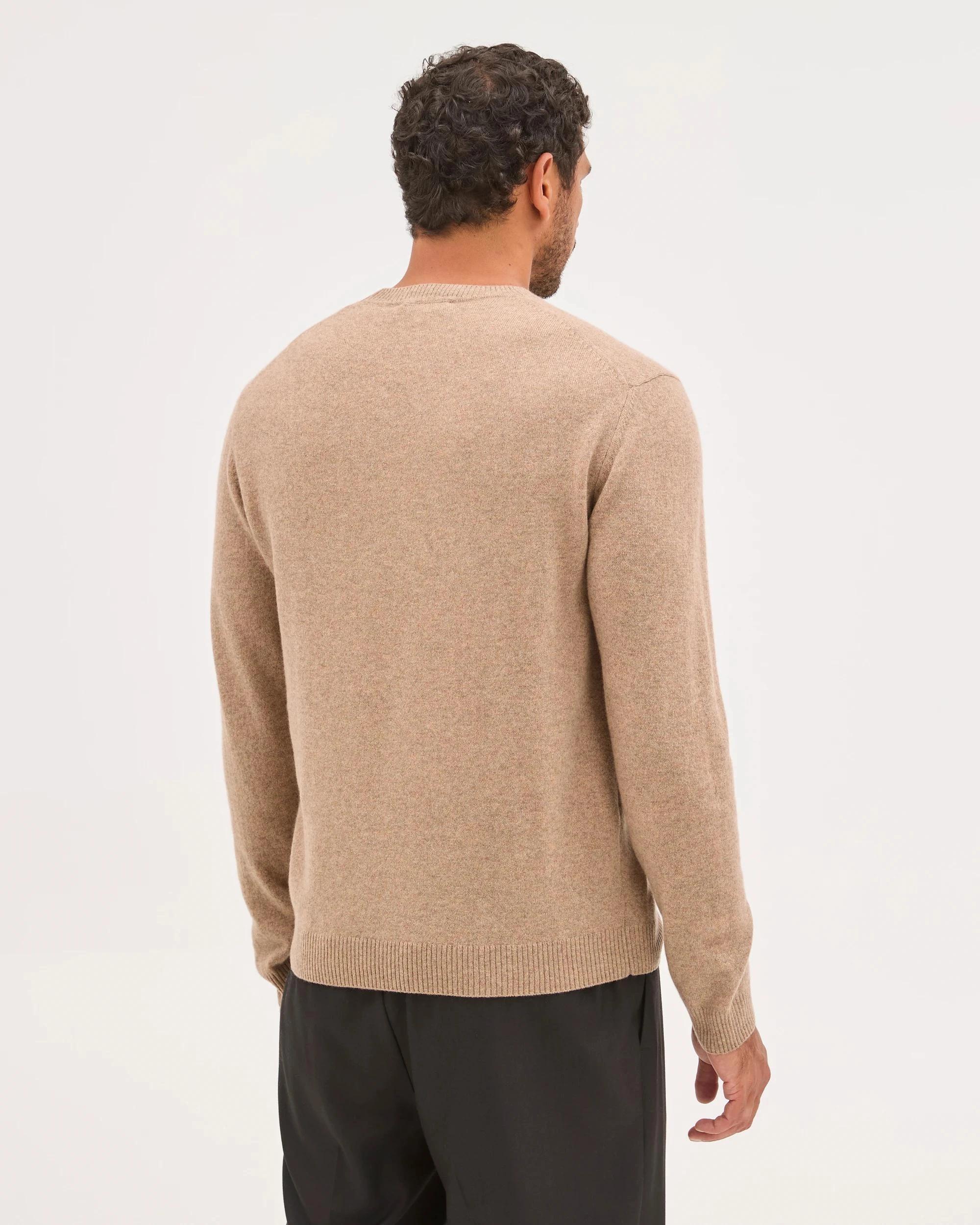 6 Preview Cashmere Crew Neck Knit Jumper OATMEAL, 6 of 6