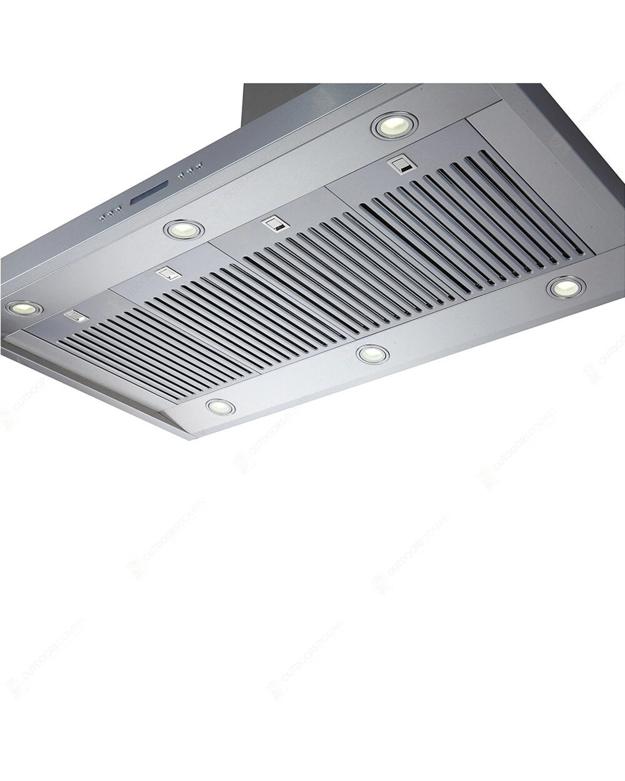 3 Gasmaster Outdoor Stainless Steel BBQ Rangehood 6 LED Lights Medium 1200mm - Silver, 3 of 9
