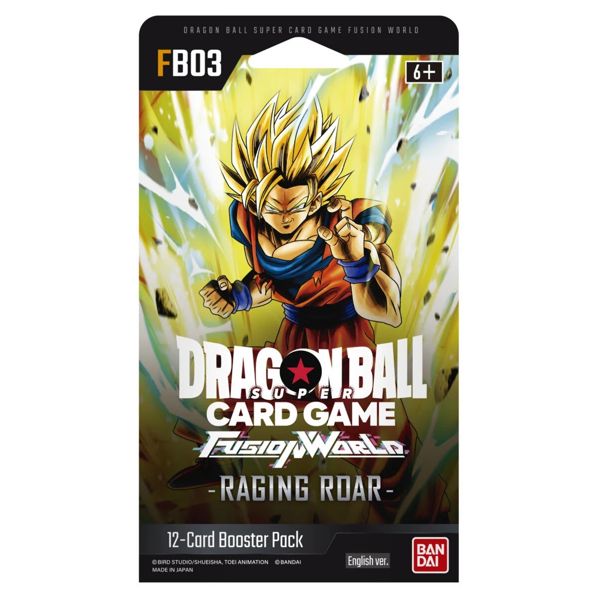 3 Dragon Ball Super Card Game Fusion World Raging Roar Booster Pack FB03 - Assorted, 3 of 5