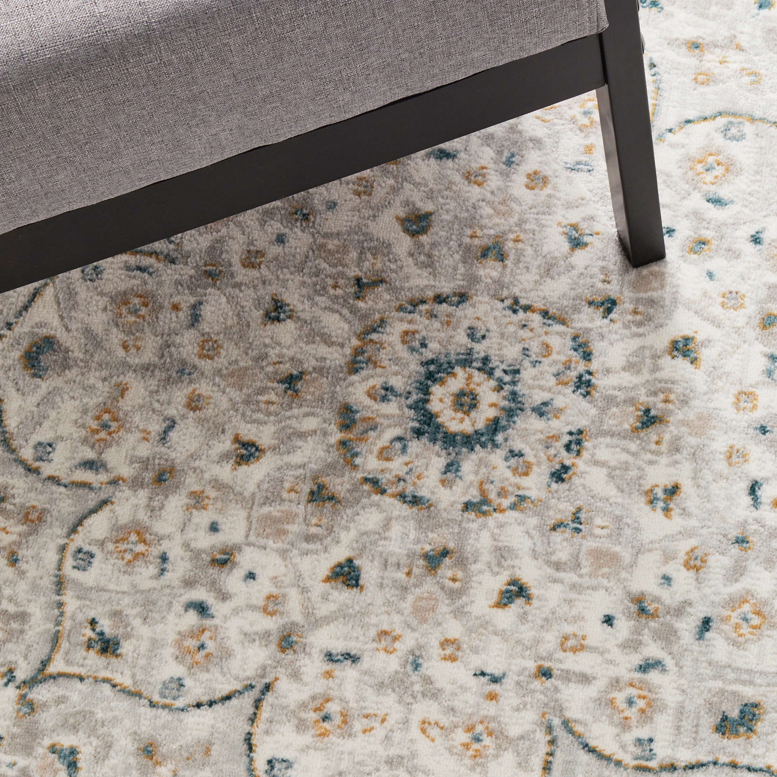 5 Common Ground Rugs Passion 77 230x160cm - Medium Bedroom Rug - Grey, 5 of 8
