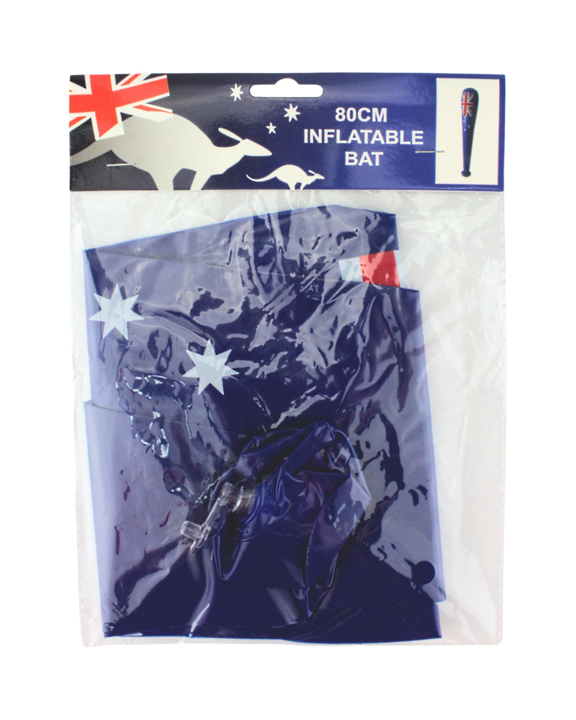 2 Party Planet Inflatable Australia Flag Bat 80cm, 2 of 2