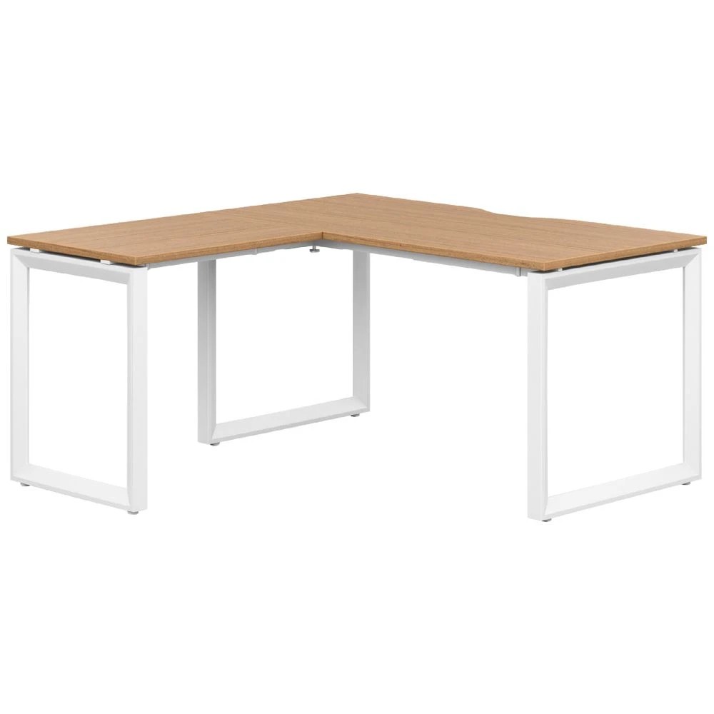 1 Stilford S2 Pro V1 Workstation 1500 x 750mm Oak/White Desks, Tables and Workstations, 1 of 3