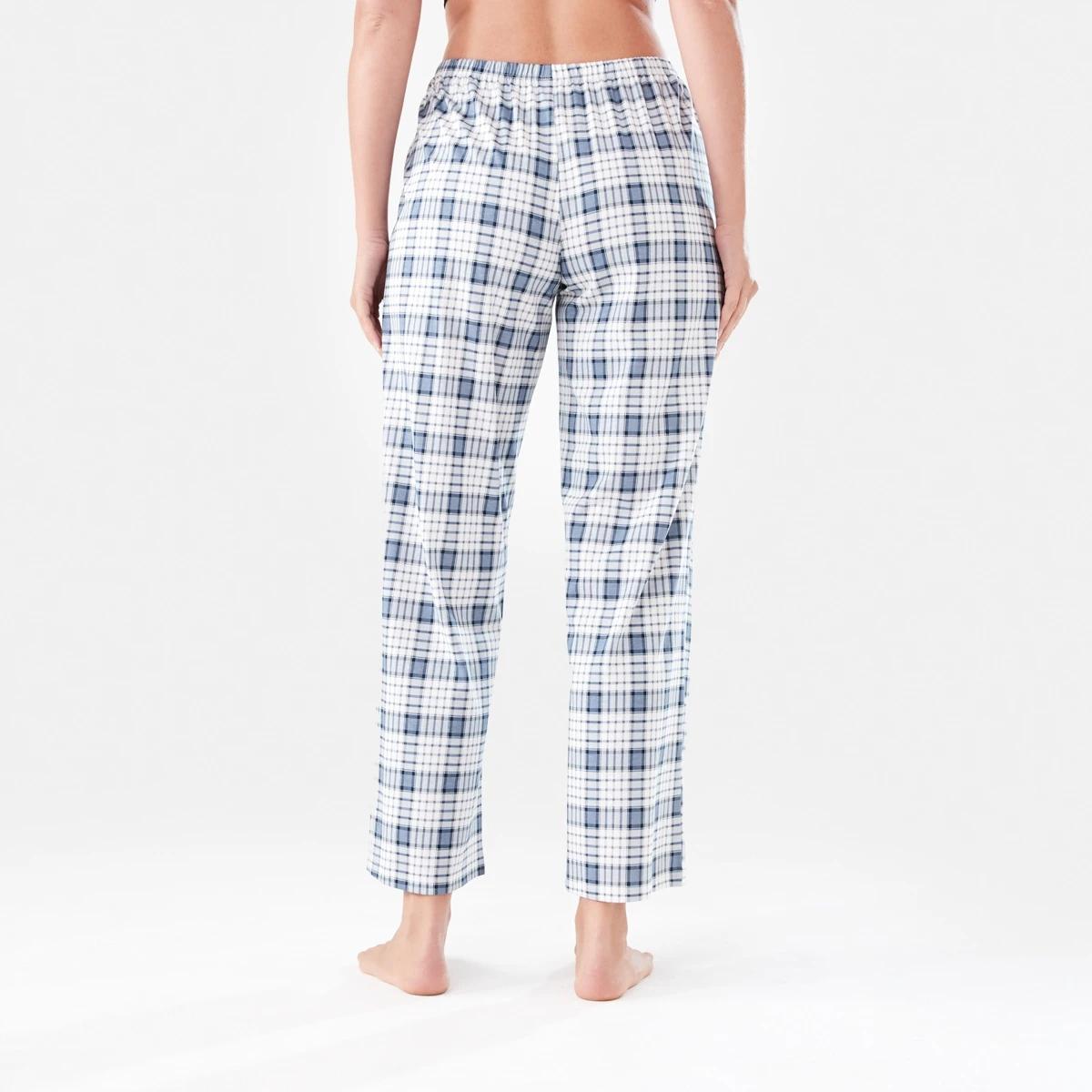 3 Print Knit Pants NAVY CHECK NAVY BLAZER, 3 of 4