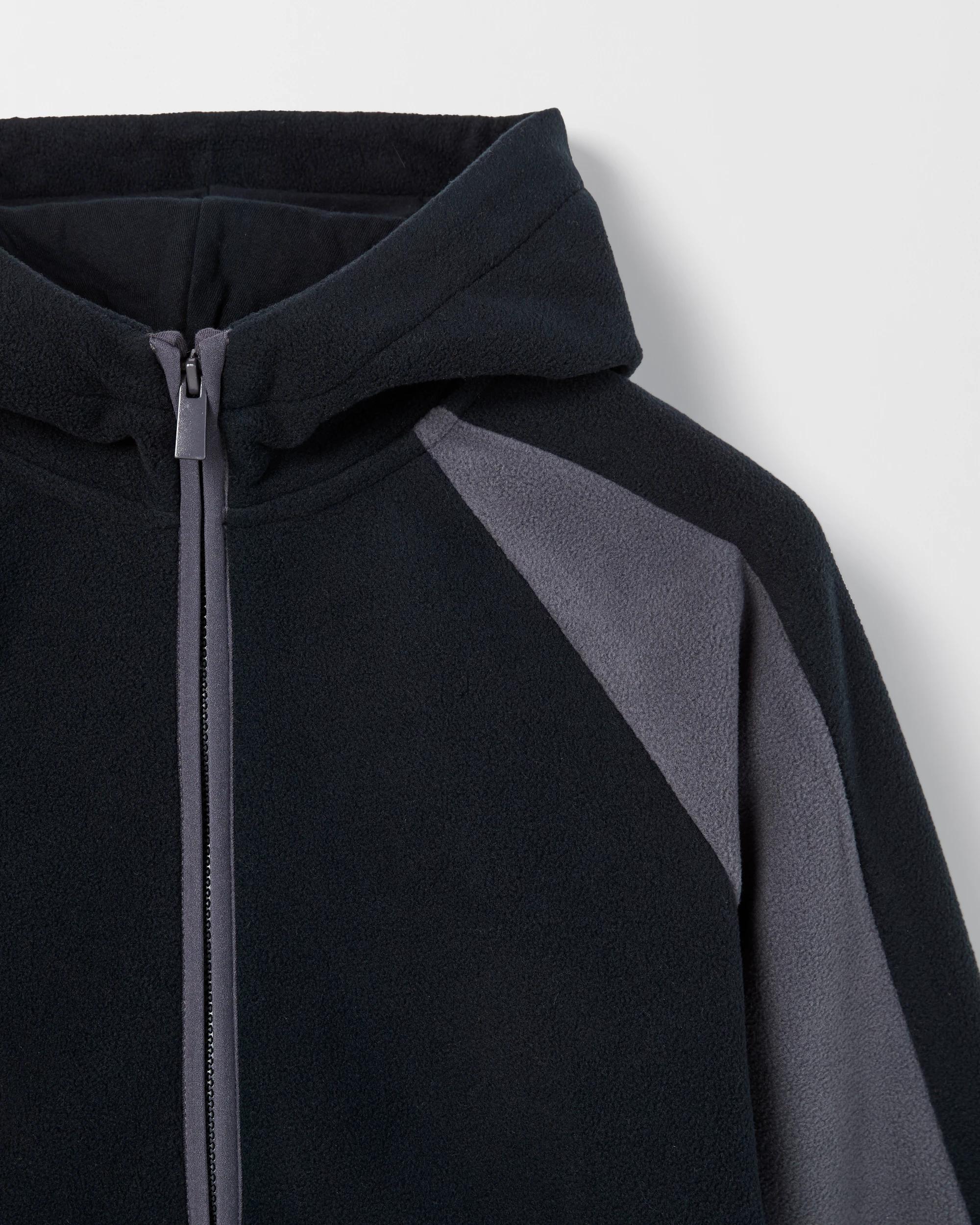 7 Target Kids Polar Fleece Zip Through Hoodie BLACK, 7 of 7