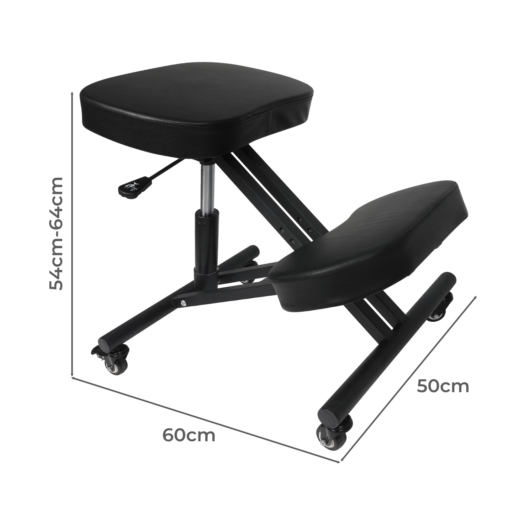 3 Levede Kneeling Ergonomic Chair - Black, 3 of 7