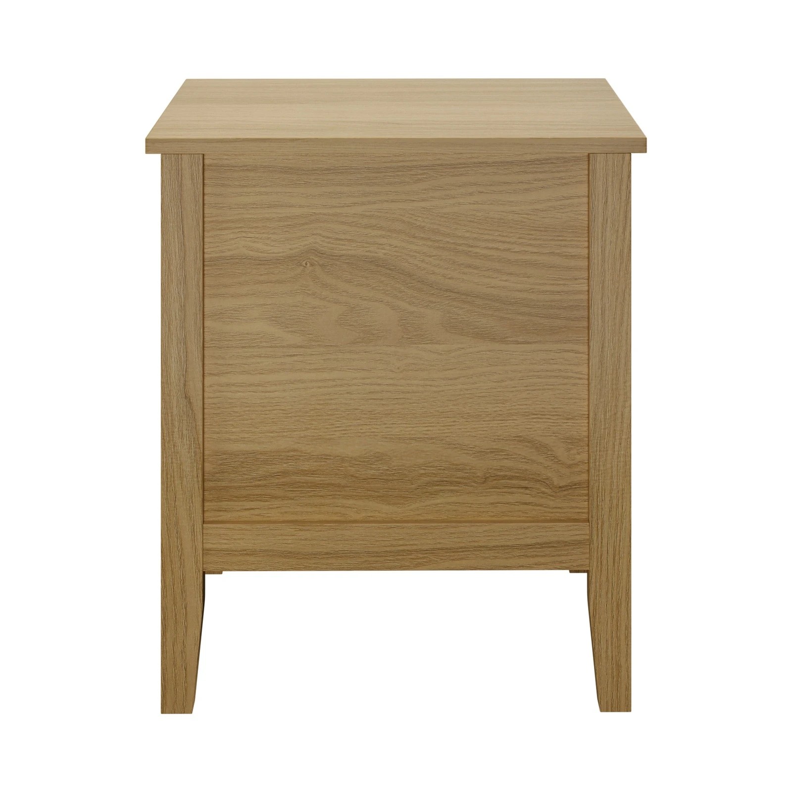 8 Oikiture Bedside Table 2 Drawers Nightstand Cabinet Gold Handle - Natural, 8 of 8
