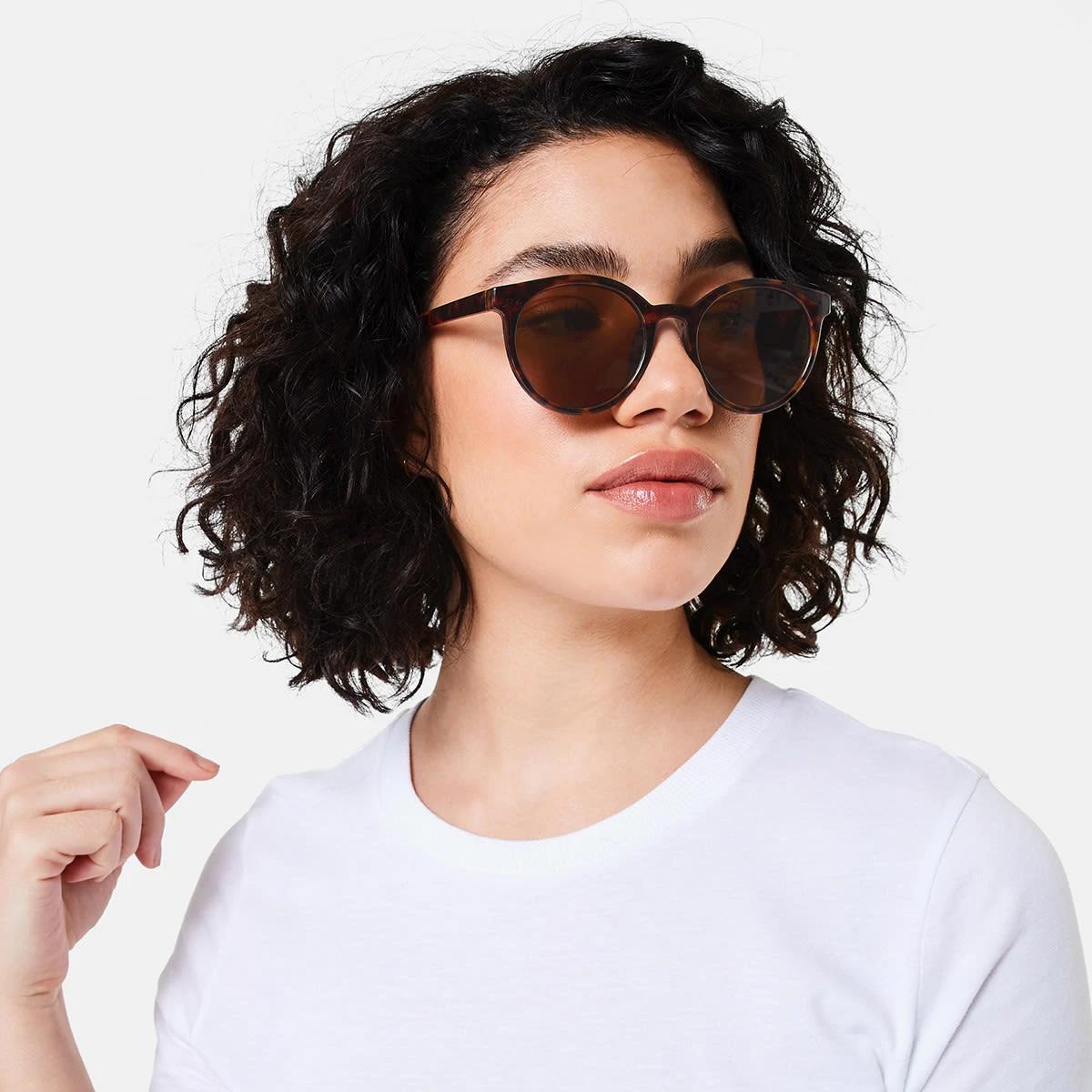 5 Basic Round Sunglasses Tort, 5 of 6