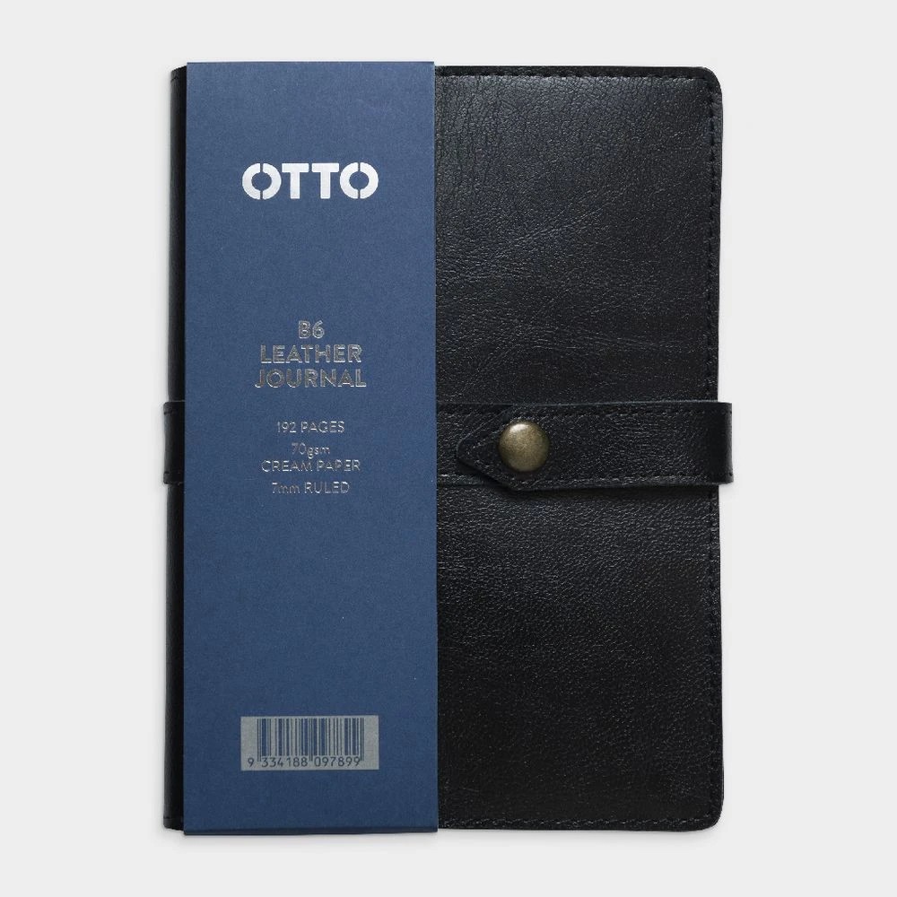 4 Otto B6 Vintage Journal 192 Pages Black, 4 of 5