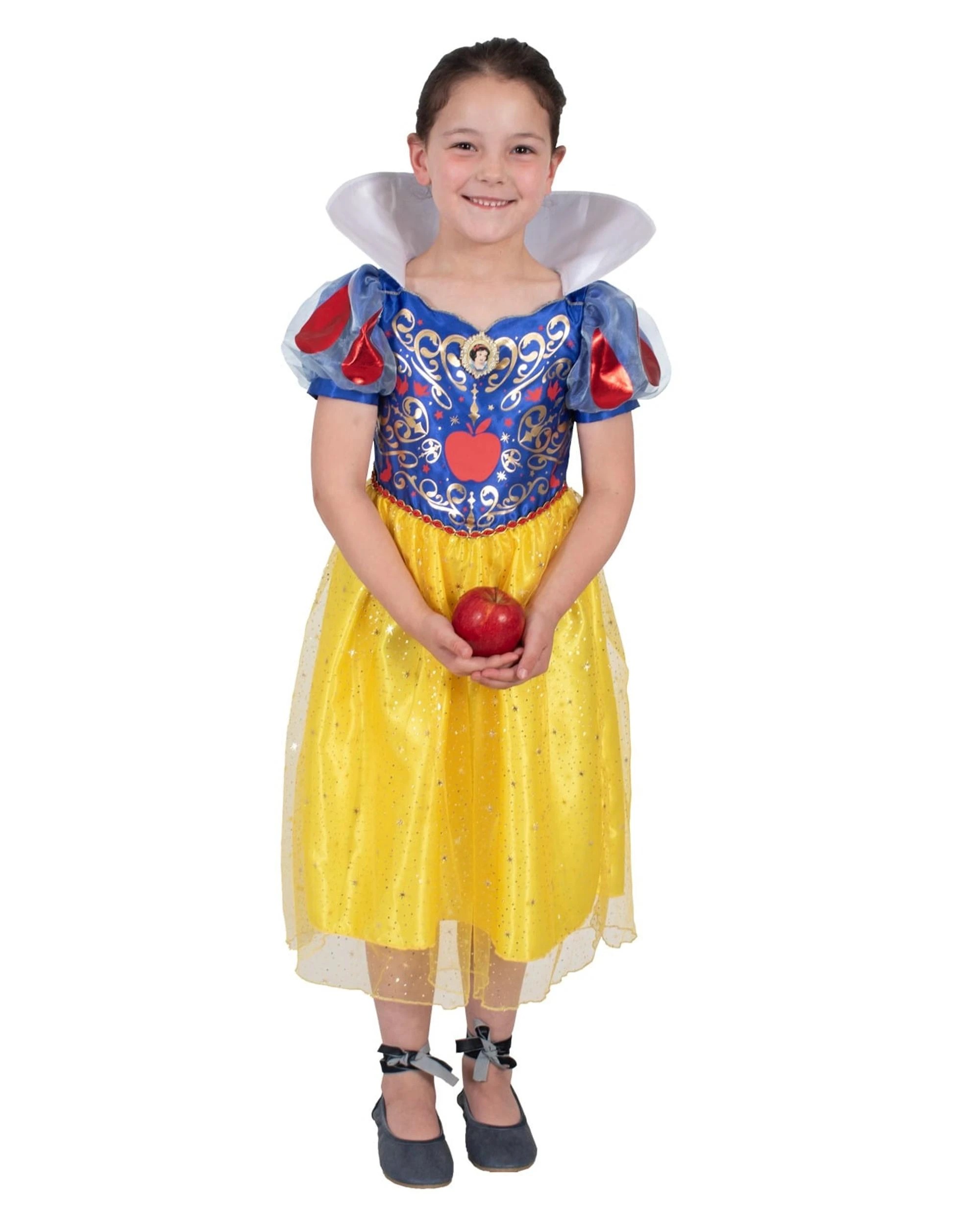 2 Disney Princess Snow Whites Sparkle Deluxe Costume Costume Size 3-5 Years, 2 of 5