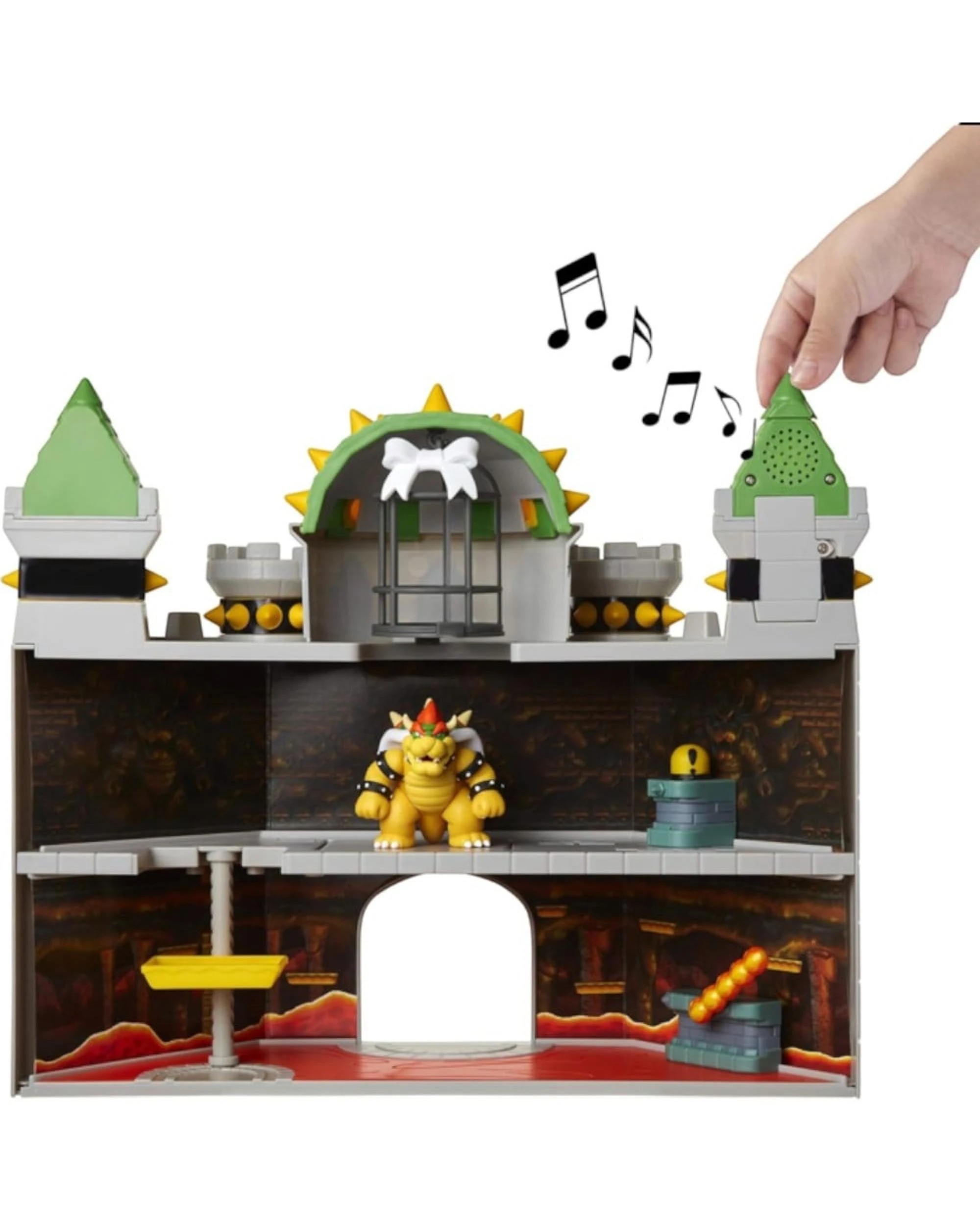 5 World of Nintendo 2.5 Inch Deluxe Bowsers Castle Playset with 5 Figures, 5 of 6