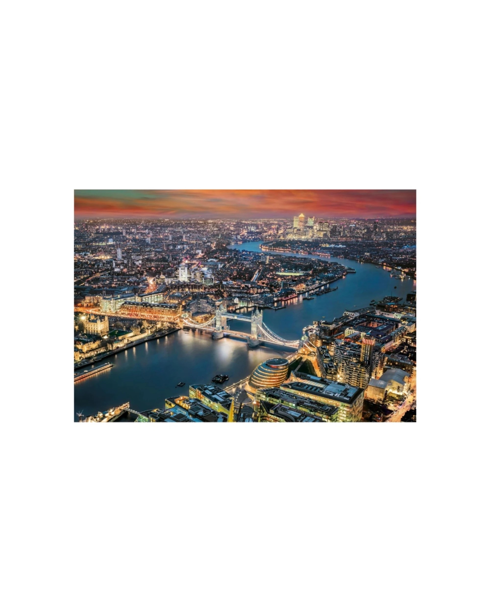 2 Clementoni London Aerial View 2000 Piece Jigsaw Puzzle 38.5x26.25 Inches - Multi, 2 of 2