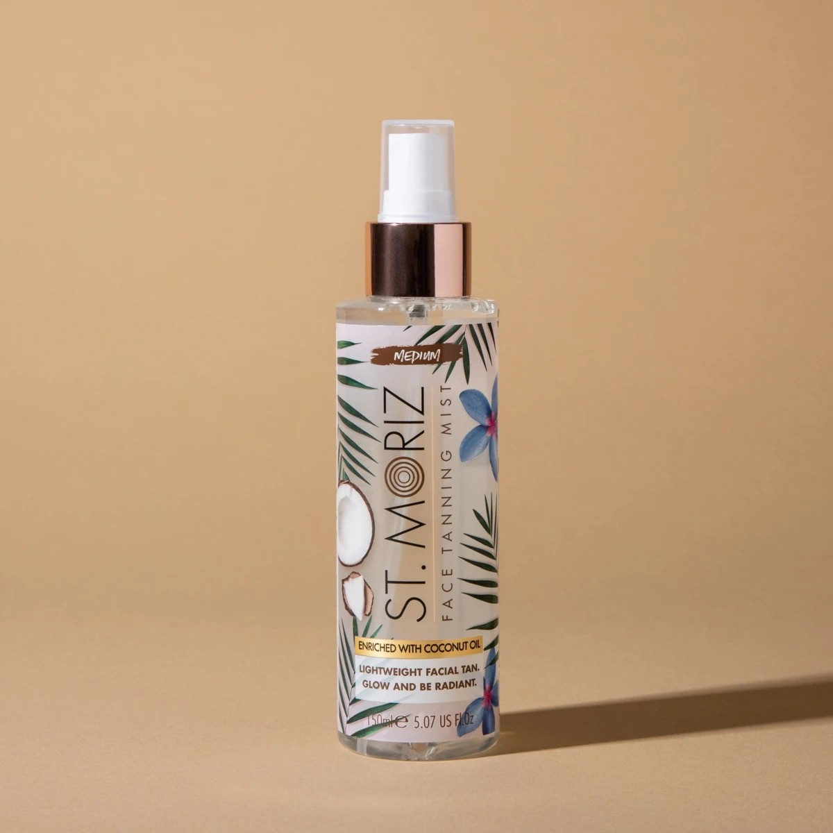 1 St. Moriz Medium Face Tanning Mist 150ml - Coconut Oil, 1 of 4