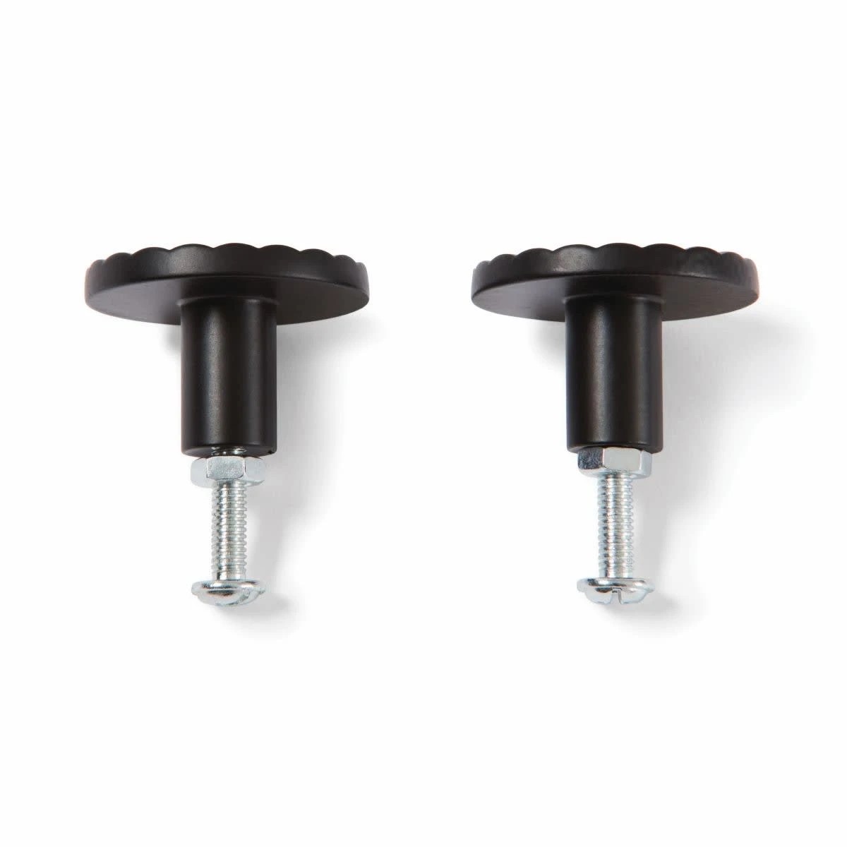 3 2 Pack Embossed Handles - Black, 3 of 7