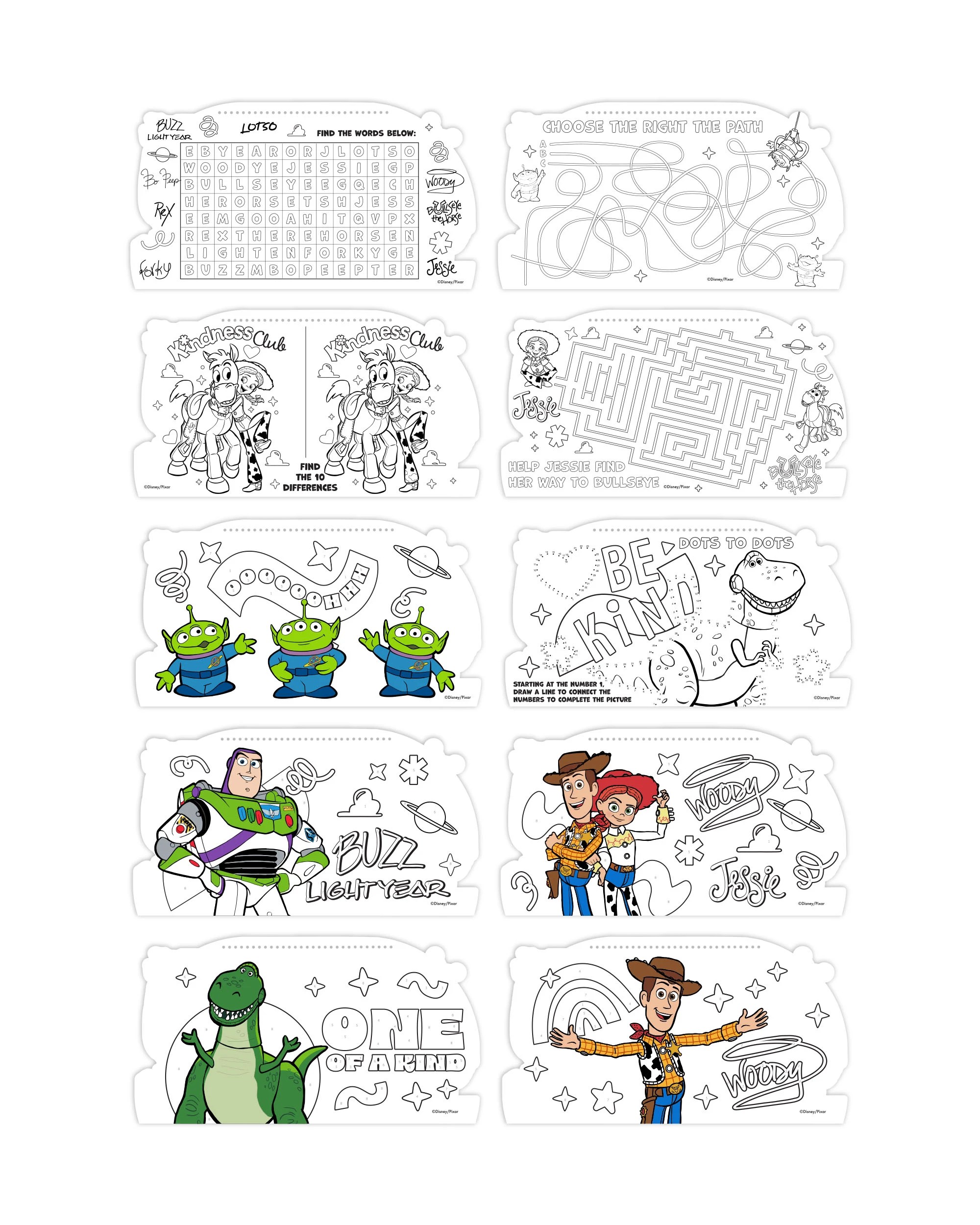 2 Disney Toy Story Activity Pad - Multi, 2 of 5