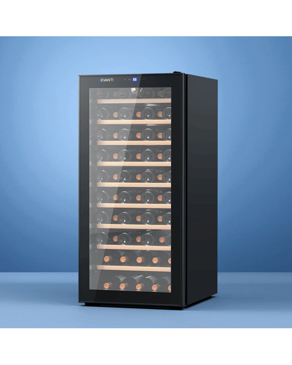 Devanti Wine Fridge Cooler 66 - Black