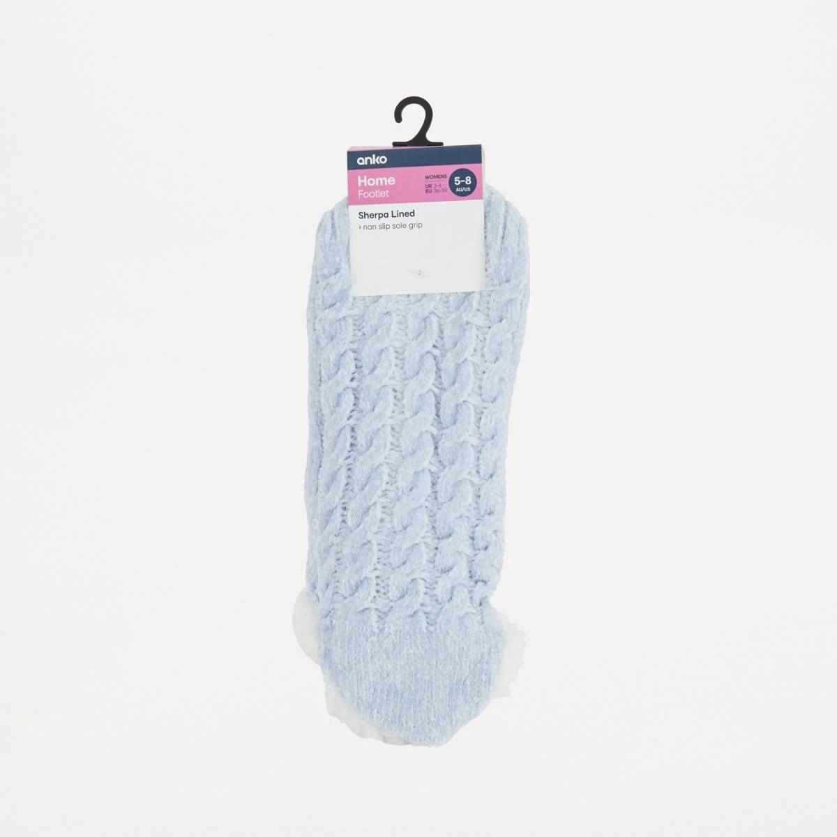 3 Chenille Bootie Halo Blue, 3 of 3