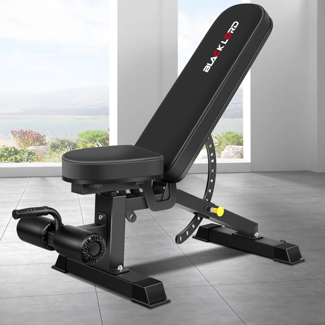 2 Black Lord Weight Bench Commercial FID Bench, 2 of 7