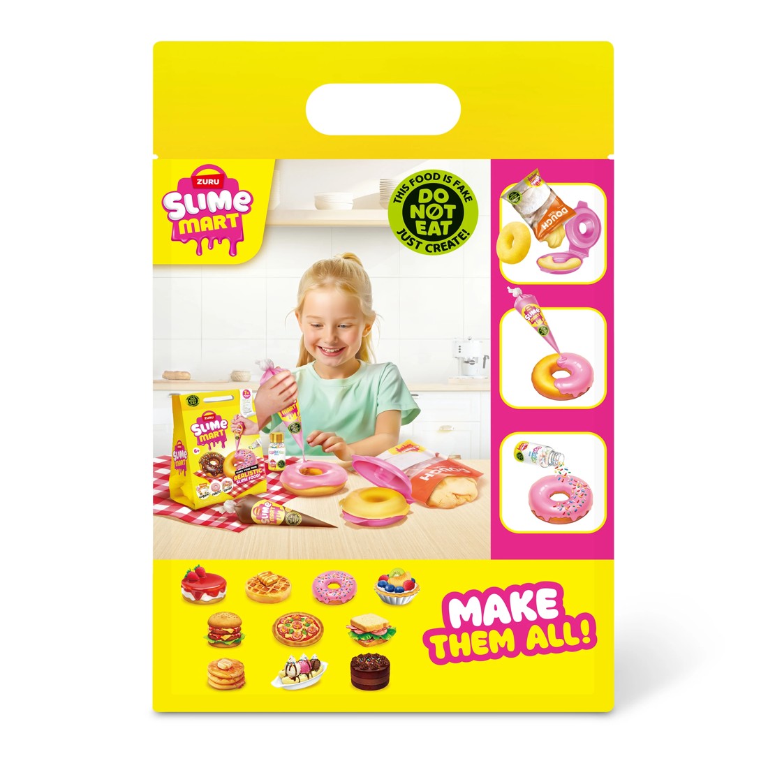 9 10 Piece Zuru Slime Mart Make Your Own Realistic Slime Food Playset - Donut, 9 of 9