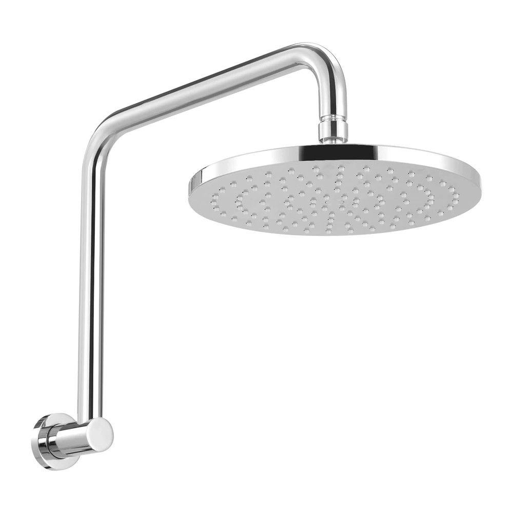 1 9'' Rain Shower Head Overhead High-pressure Swivel - Silver, 1 of 2