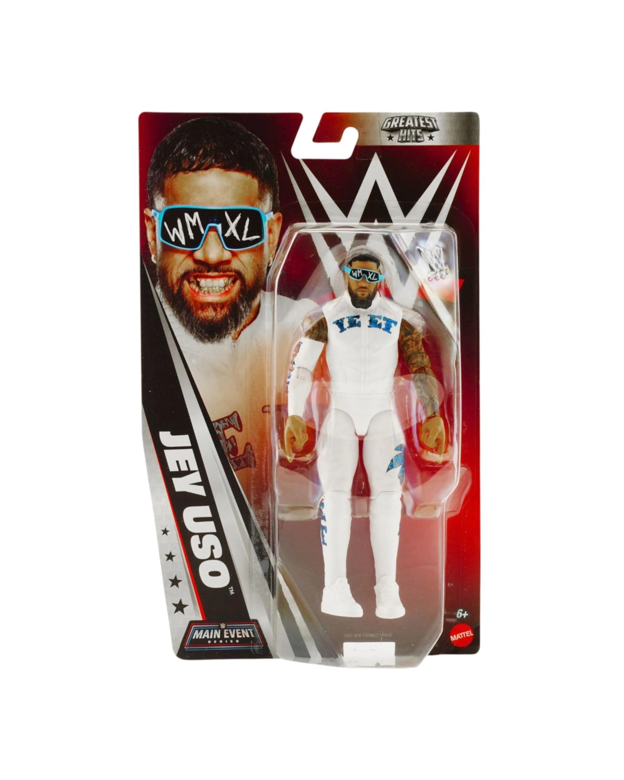 1 WWE Main Event Series Greatest Hits Jey Uso - White Outfit -  Action Figure, 1 of 5