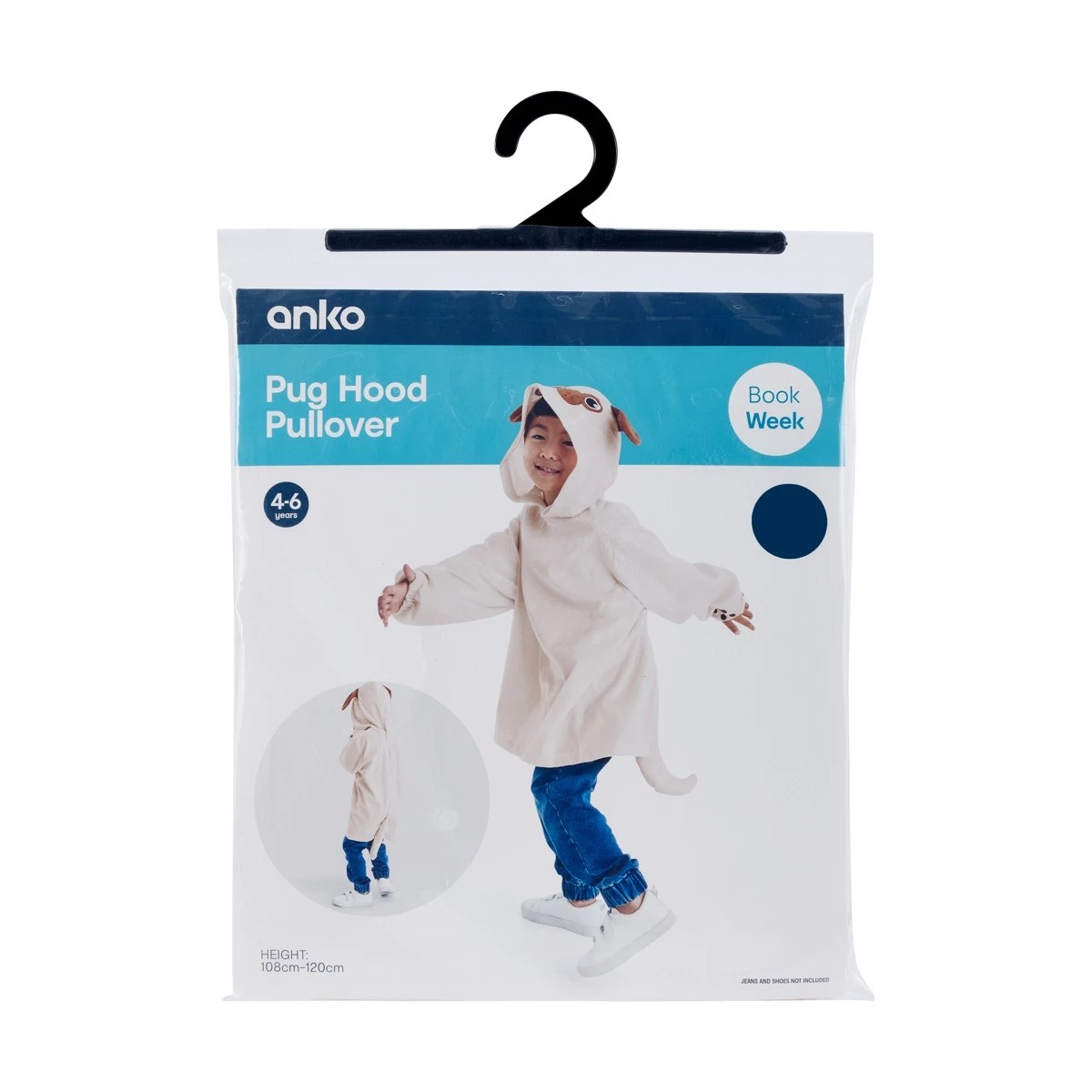 9 Pug Hood Pullover - Ages 4-6, 9 of 9