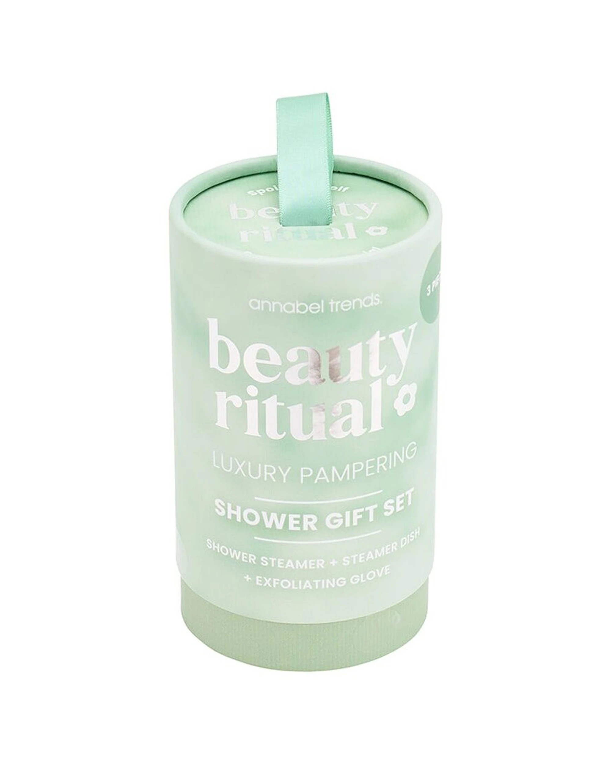 1 Annabel Trends Beauty Ritual Shower Bath Gift Set Moss - Green, 1 of 7