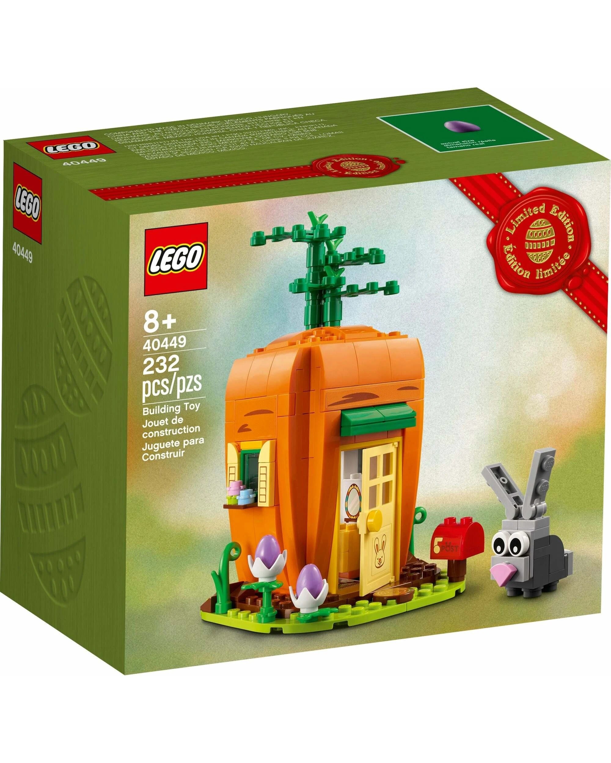 1 Lego Easter Excl 40449 Easter Bunny's Carrot House, 1 of 1