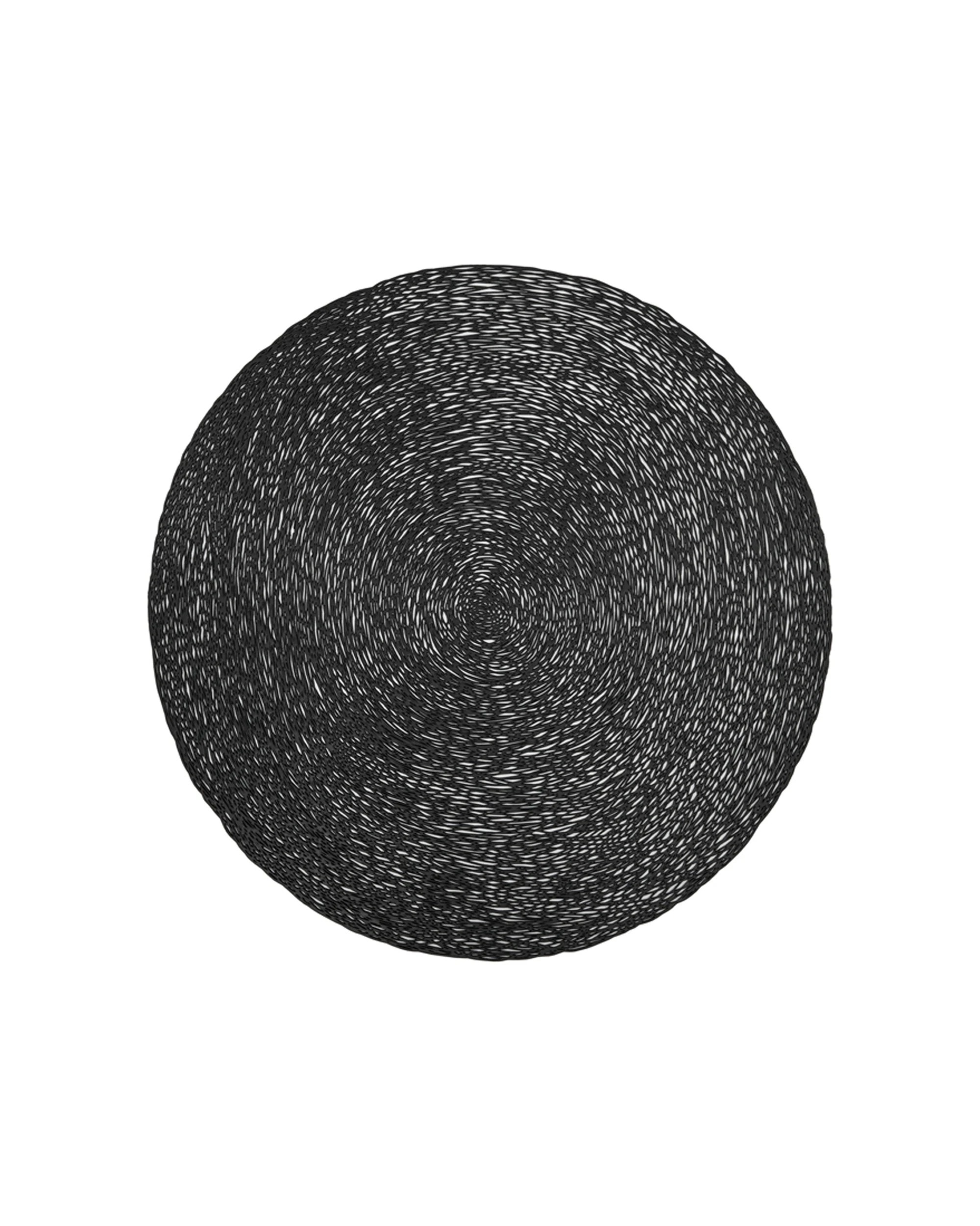 3 Maxwell & Williams 38 Cm Table Accents Lace Metallic Decorative Round Placemat
 - Black, 3 of 4