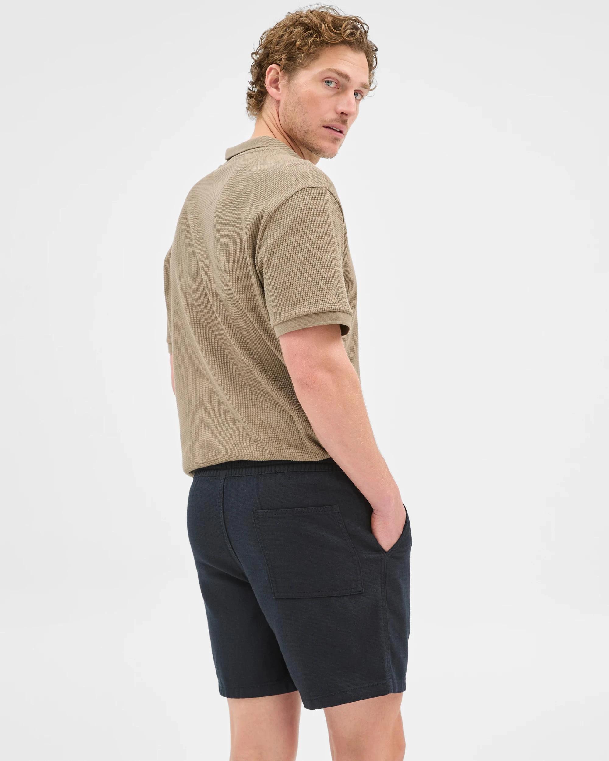 4 Target Australian Cotton Textured Shorts BLACK, 4 of 6