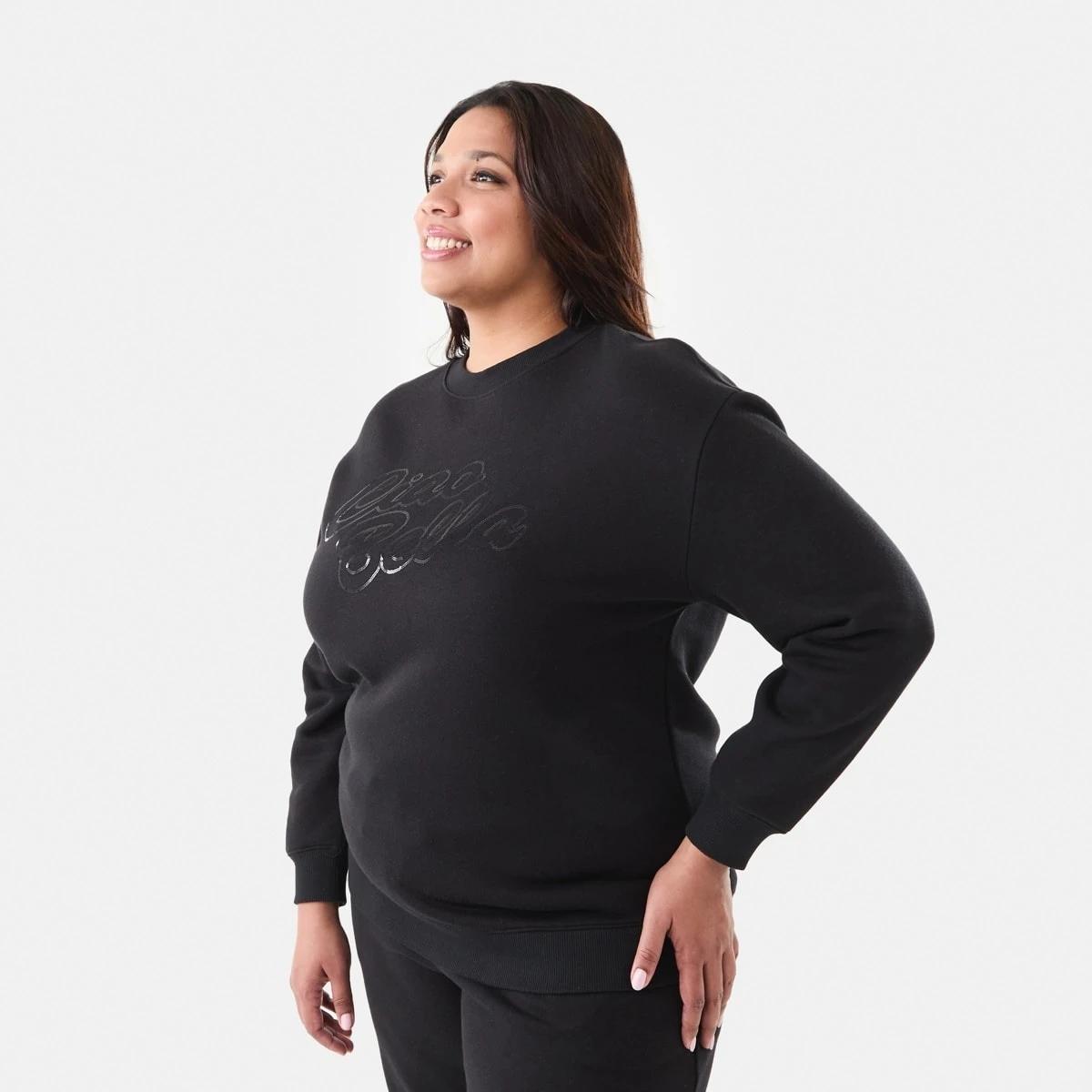 2 Curve Long Sleeve Crew Neck Sweatshirt Ciao Bella, 2 of 5