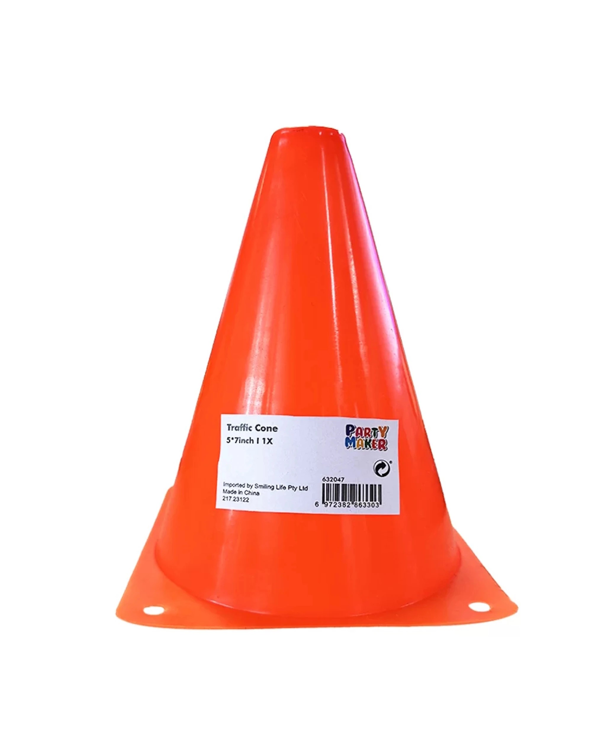 4 Partyrama Orange Traffic Cone 17cm - Orange, 4 of 4