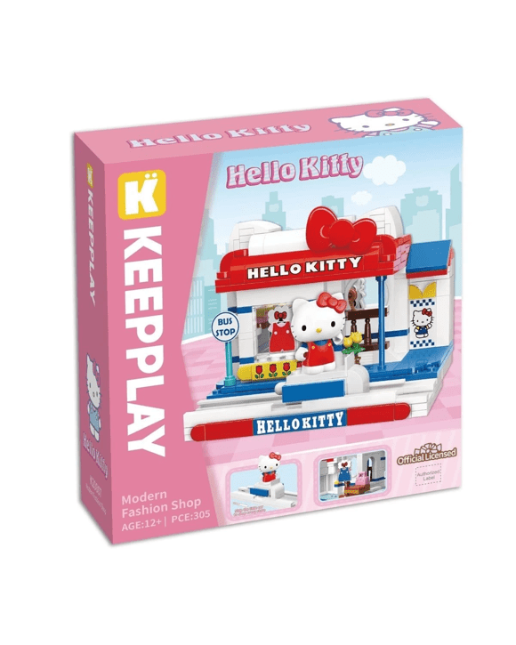 305 Piece Keepplay Hello Kitty Modern Fashion Shop Playset