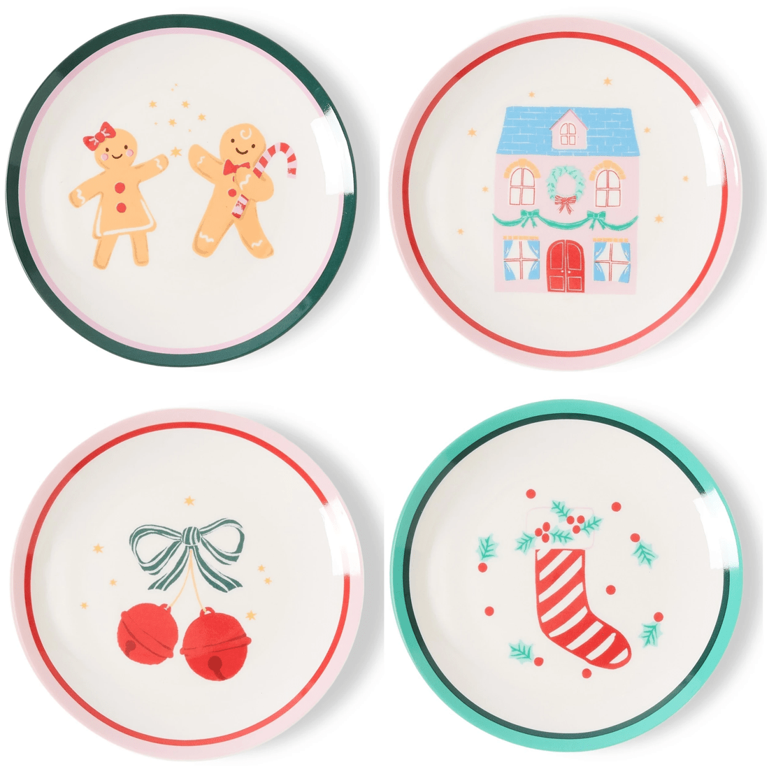 6 12 Days of Christmas Side Plates, 6 of 10