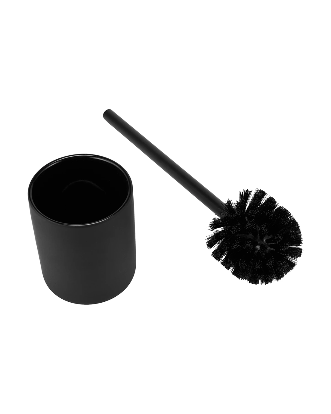 4 Soft Touch Toilet Brush Black, 4 of 9
