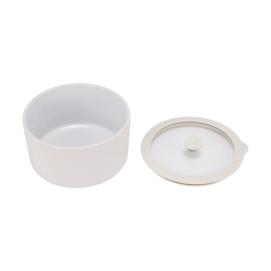 5 1.5L Porcelain Container with Glass Lid, 5 of 6