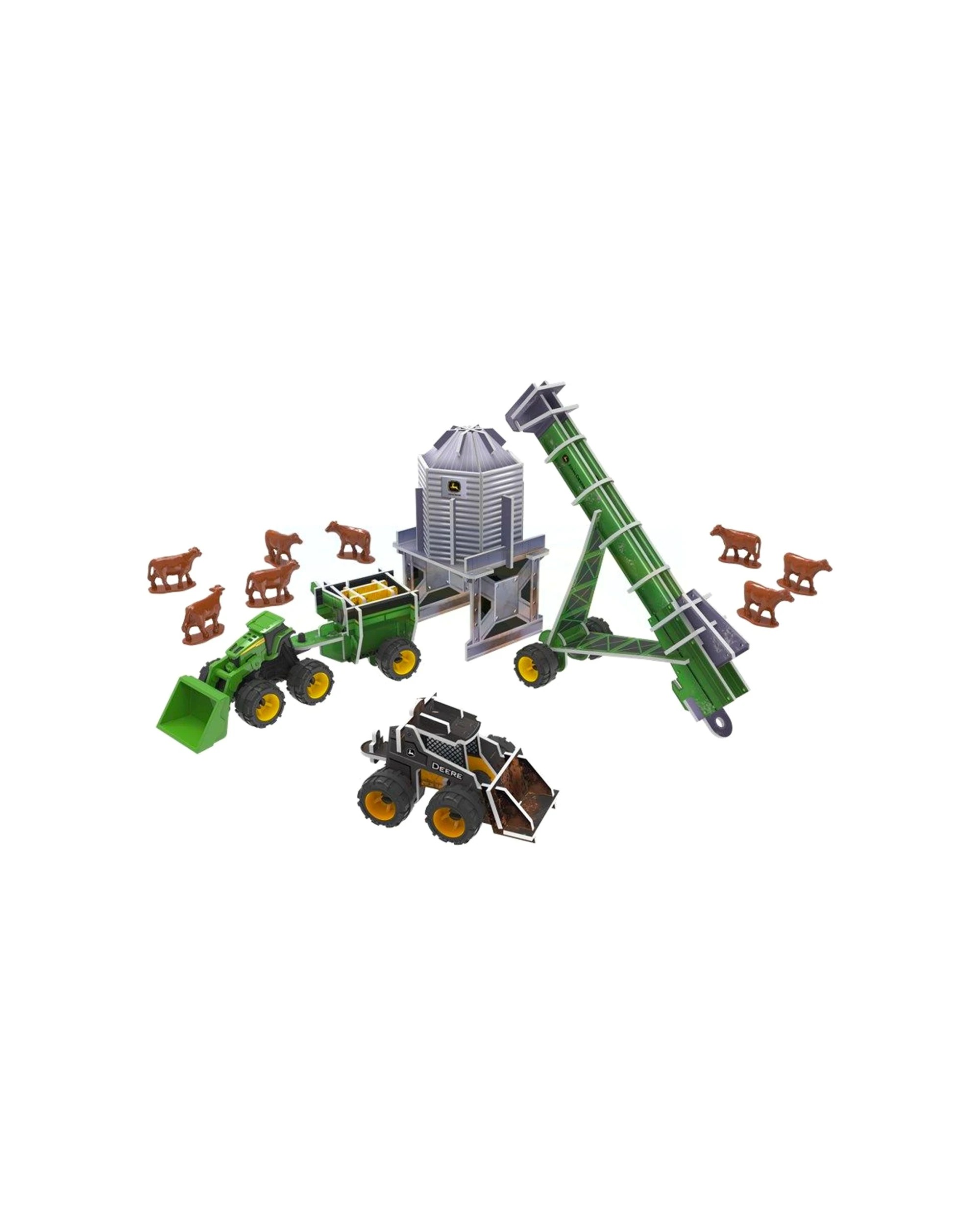 1 John Deere Monster Treads Eco Snaps Medium Kids Play Grain Building Toy Set - Multi, 1 of 1