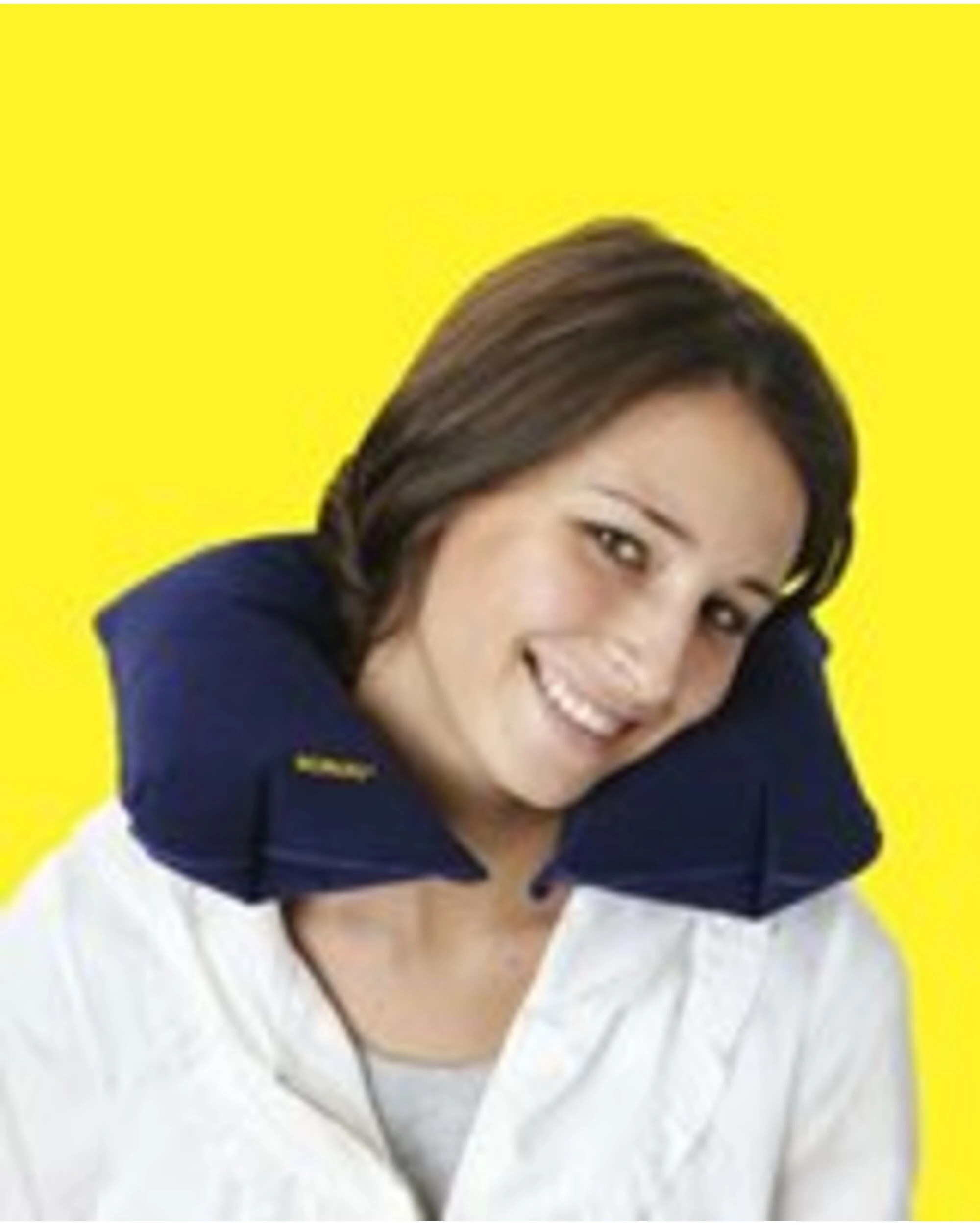 2 Korjo Inflatable Neck Pillow - Blue, 2 of 2