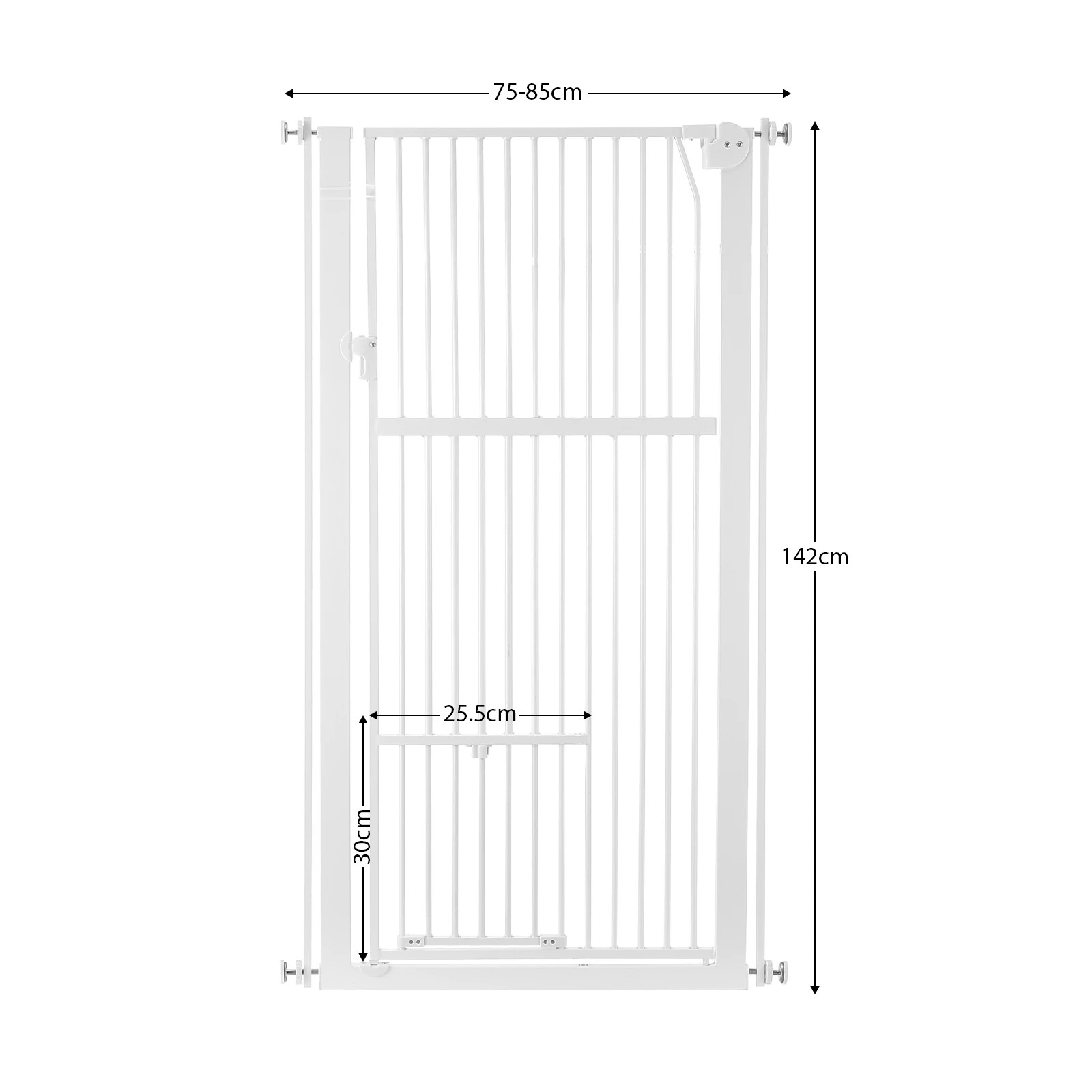 1 Pet Scene Safety Gate Pet Dog Cat Security Extra Tall Retractable, 1 of 4