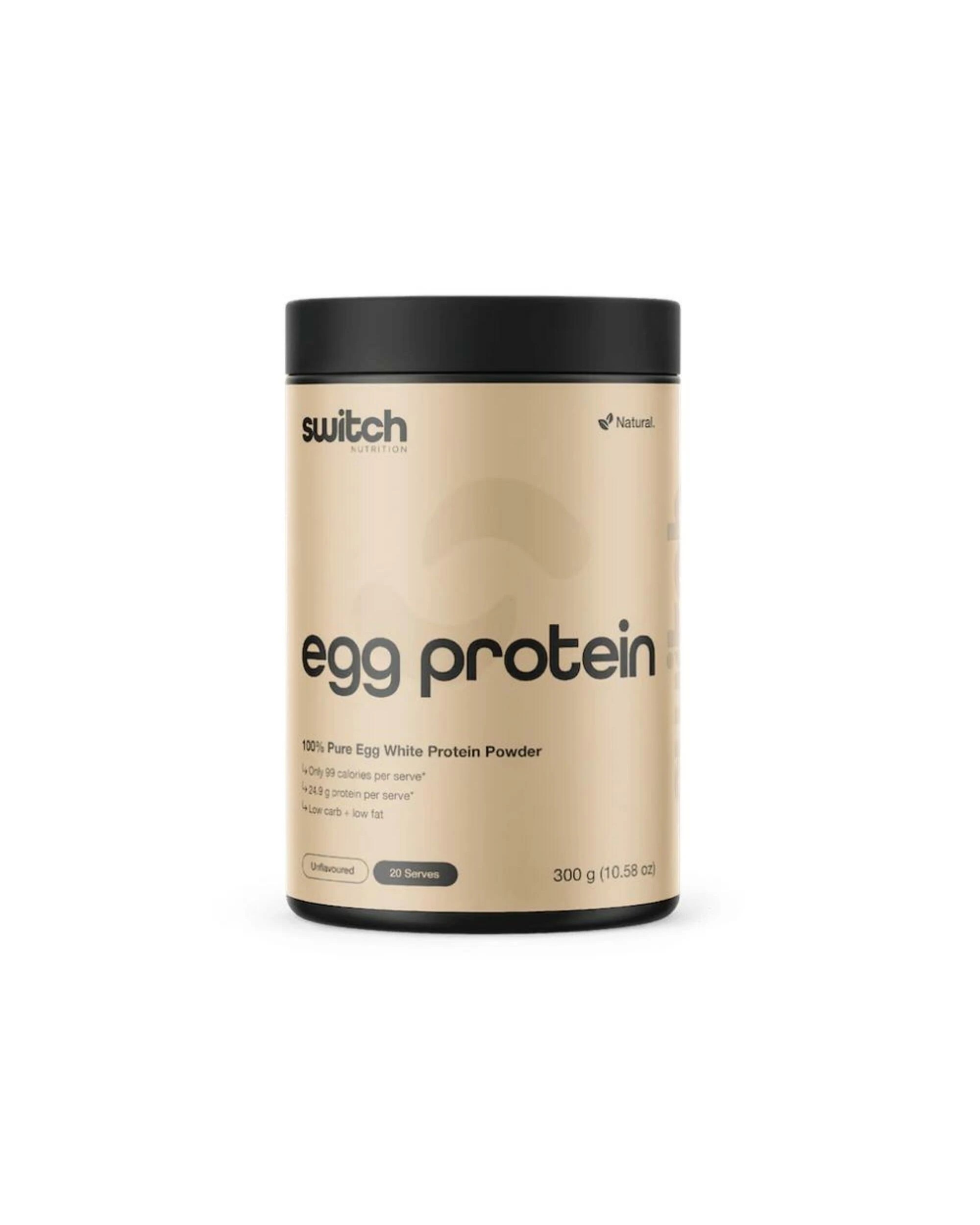 1 Switch Nutrition Egg White Protein Powder Unflavoured 300g, 1 of 3