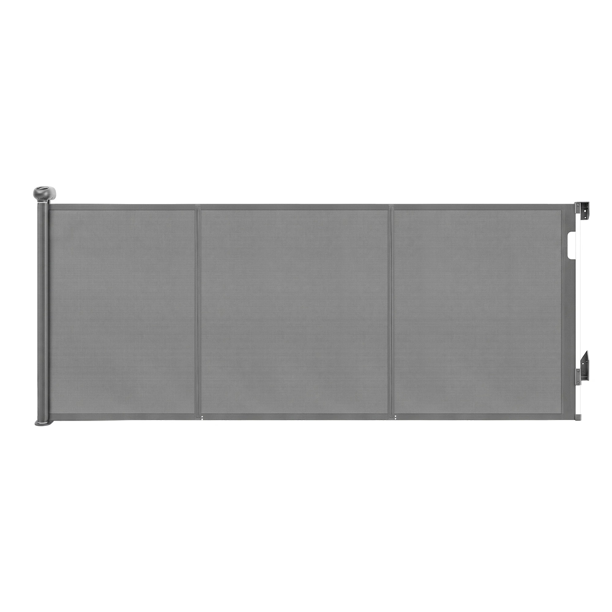 4 Keezi Retractable Gate Extends up to 400cm Baby Gate Pet Safety Fence Grey - Grey, 4 of 9