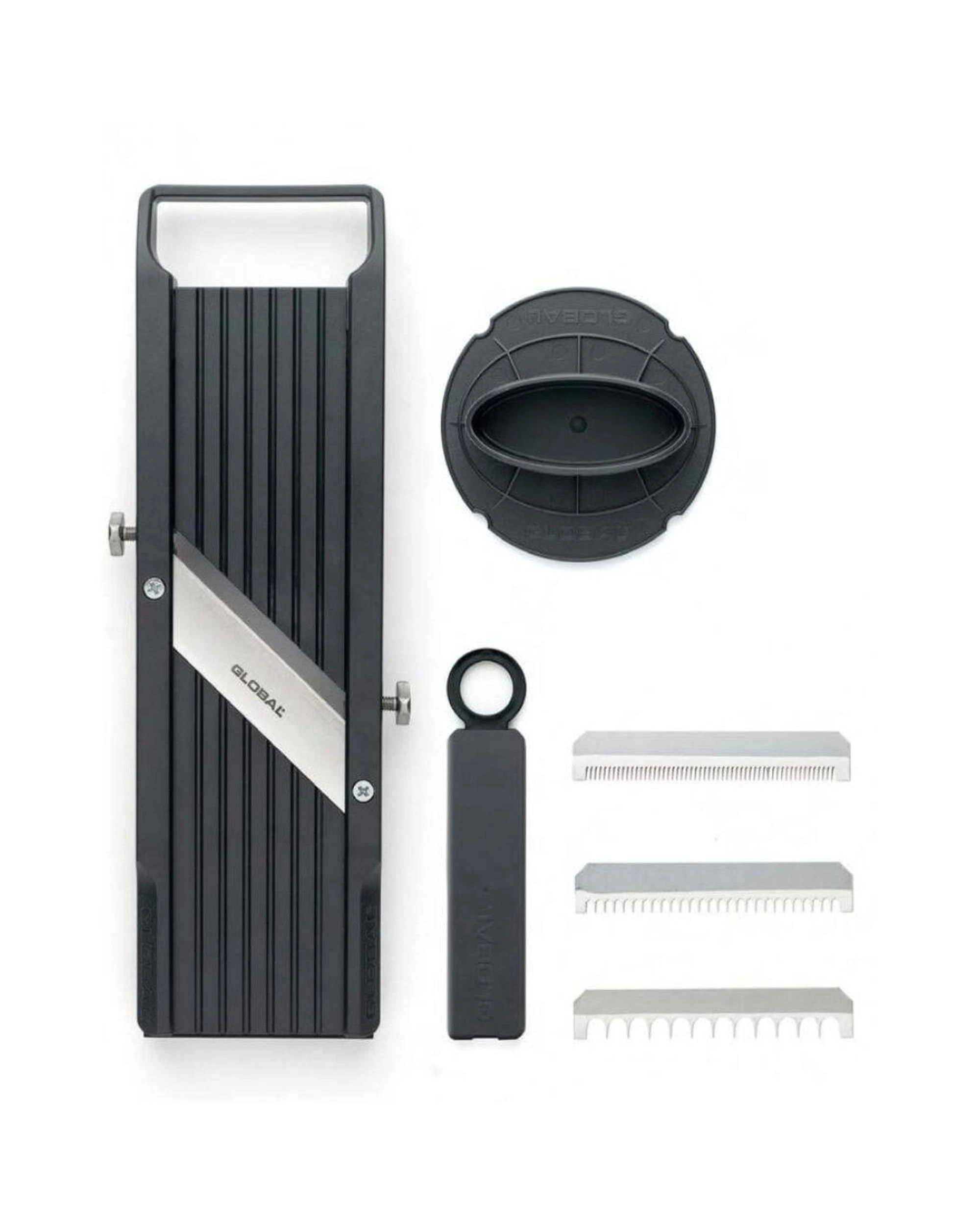 1 Global Mandoline Slicer 95mm  Vegetable Garnish Slicer Sharp, 1 of 5