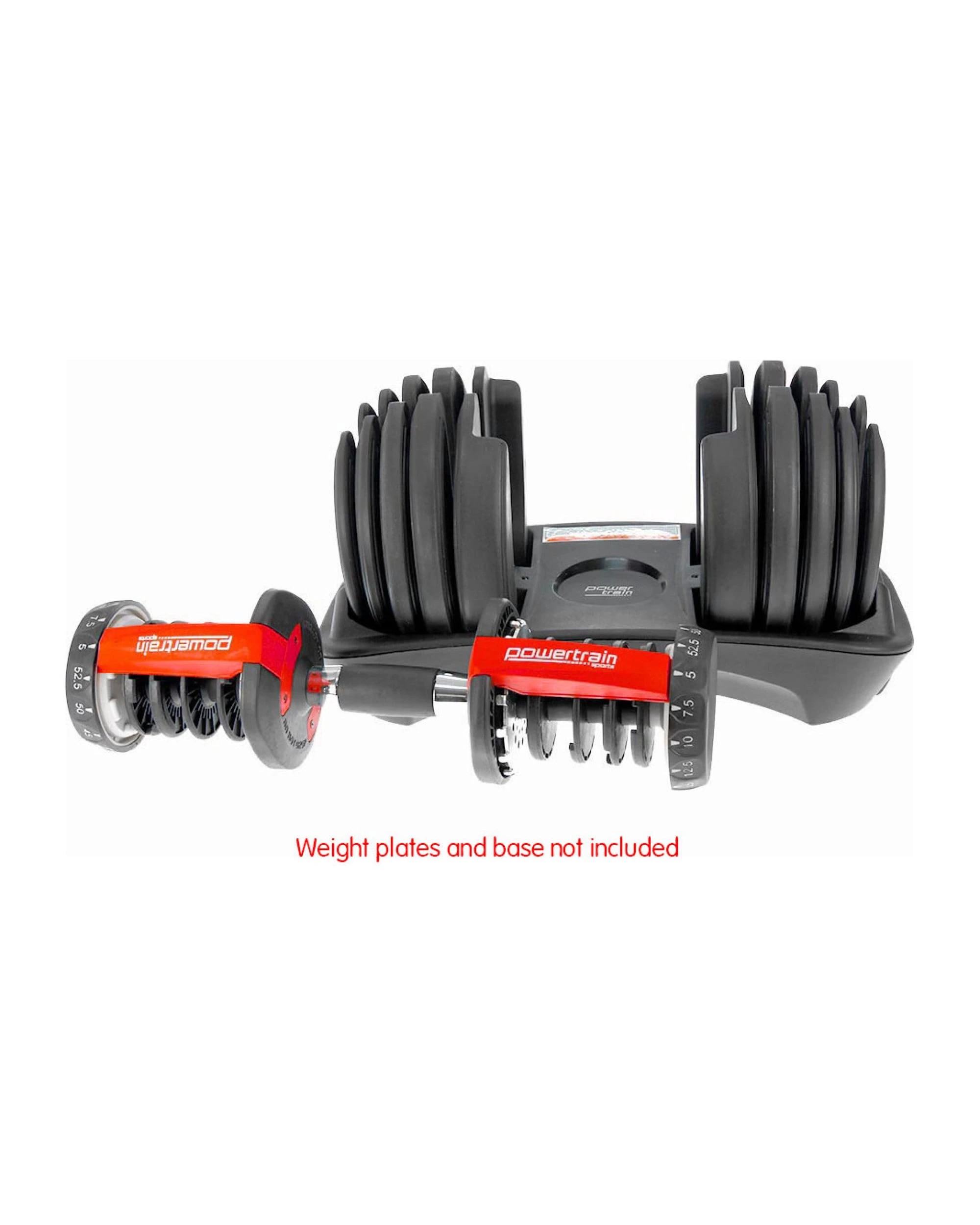 3 Powertrain Sports 1x Adjustable Home Gym Handle for 24kg Dumbbell only - Silver, 3 of 3