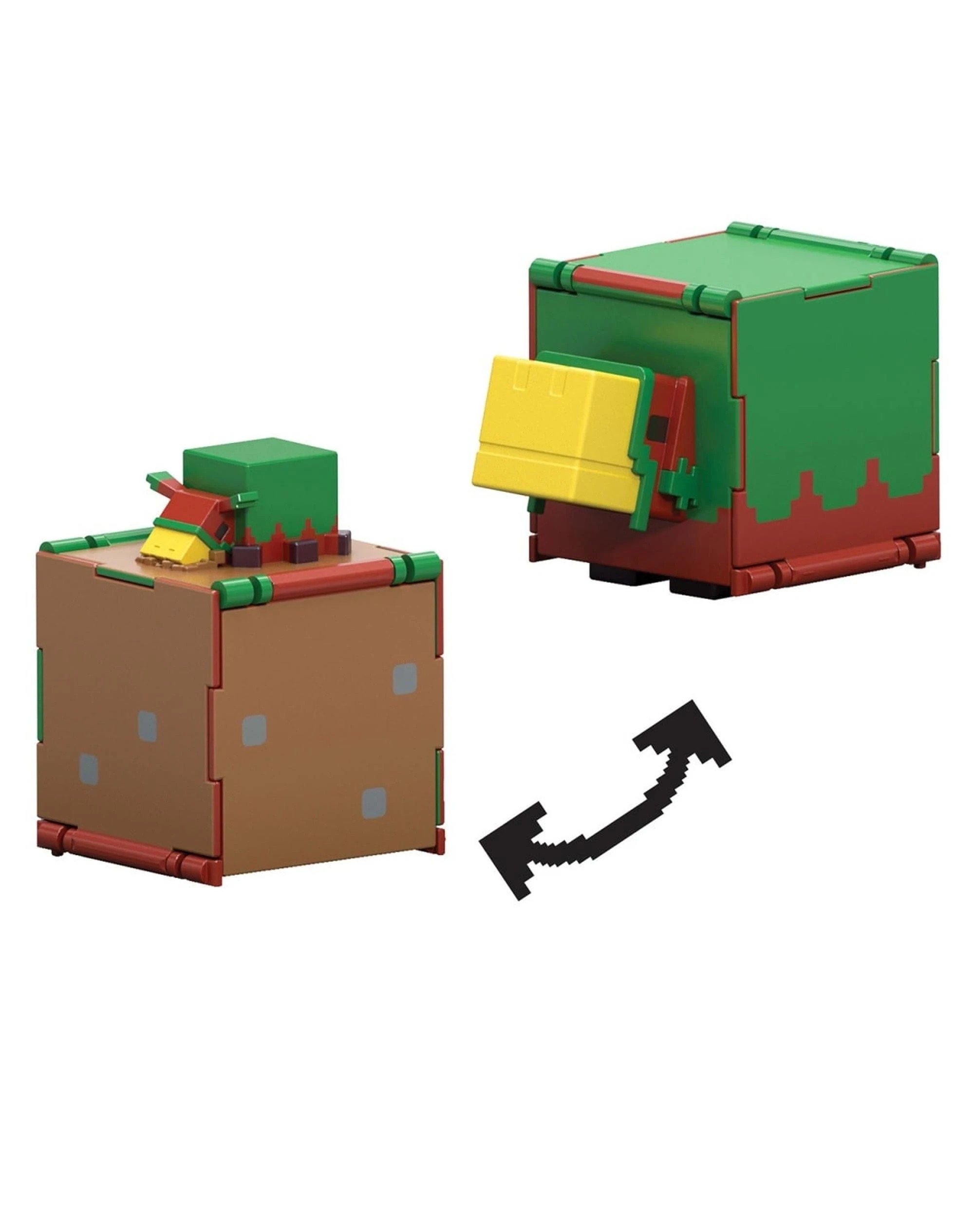 2 Minecraft Flippin' Figs Baby Sniffer + Sniffer Action Figure, 2 of 5