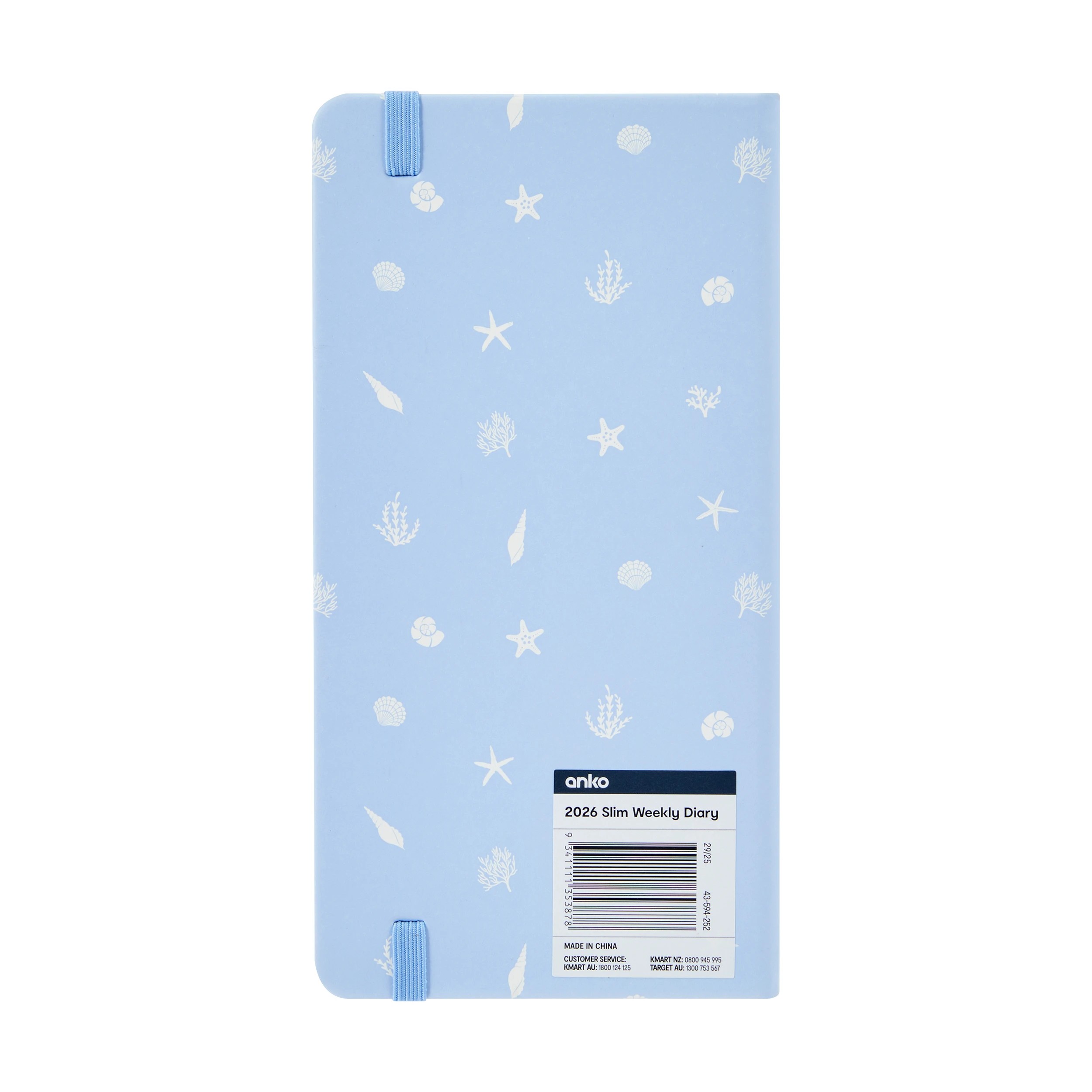 8 2026 Slim Weekly Diary - Shell, 8 of 8