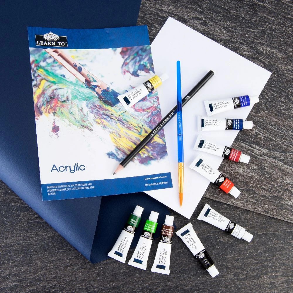 6 Royal & Langnickel Learn to Acrylic Painting Set 23 Piece, 6 of 10